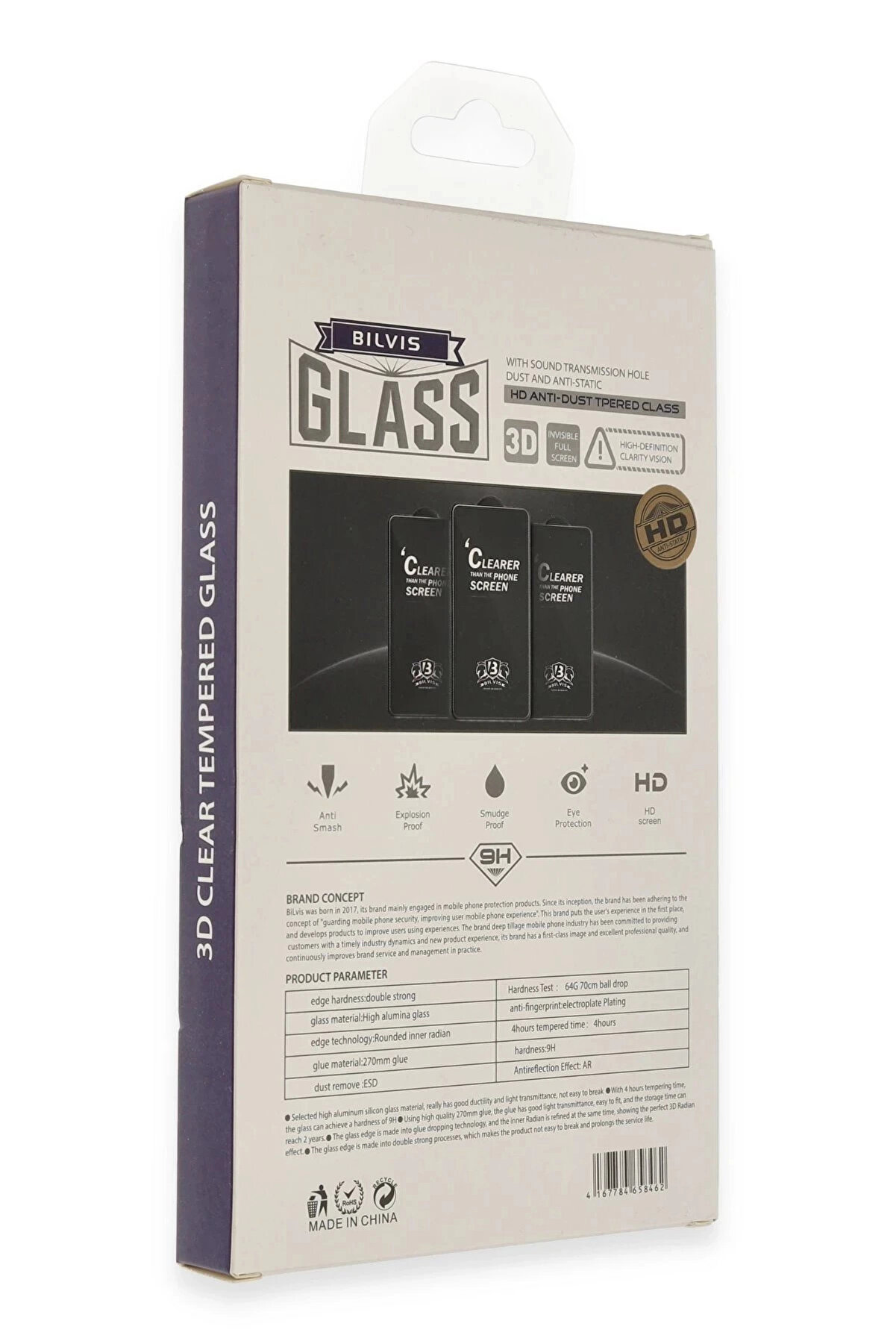 Buti̇k Samsung Galaxy S24 Plus Bi̇lvi̇s 3D Cam Ekran Koruyucu-(5796)