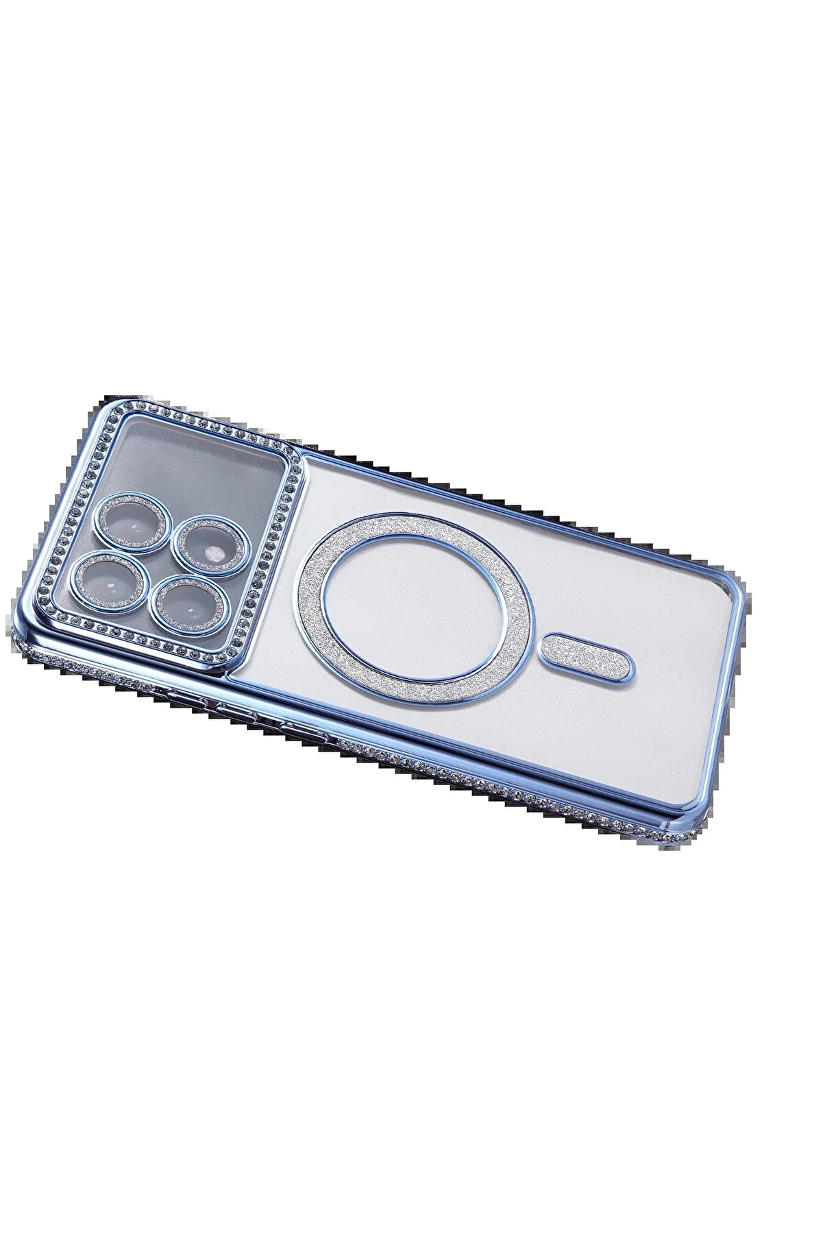 Buti̇k Xi̇aomi̇ Poco X6 Pro Joke Si̇mli̇ Magneti̇csafe Kılıf - Mavi̇-(5796)