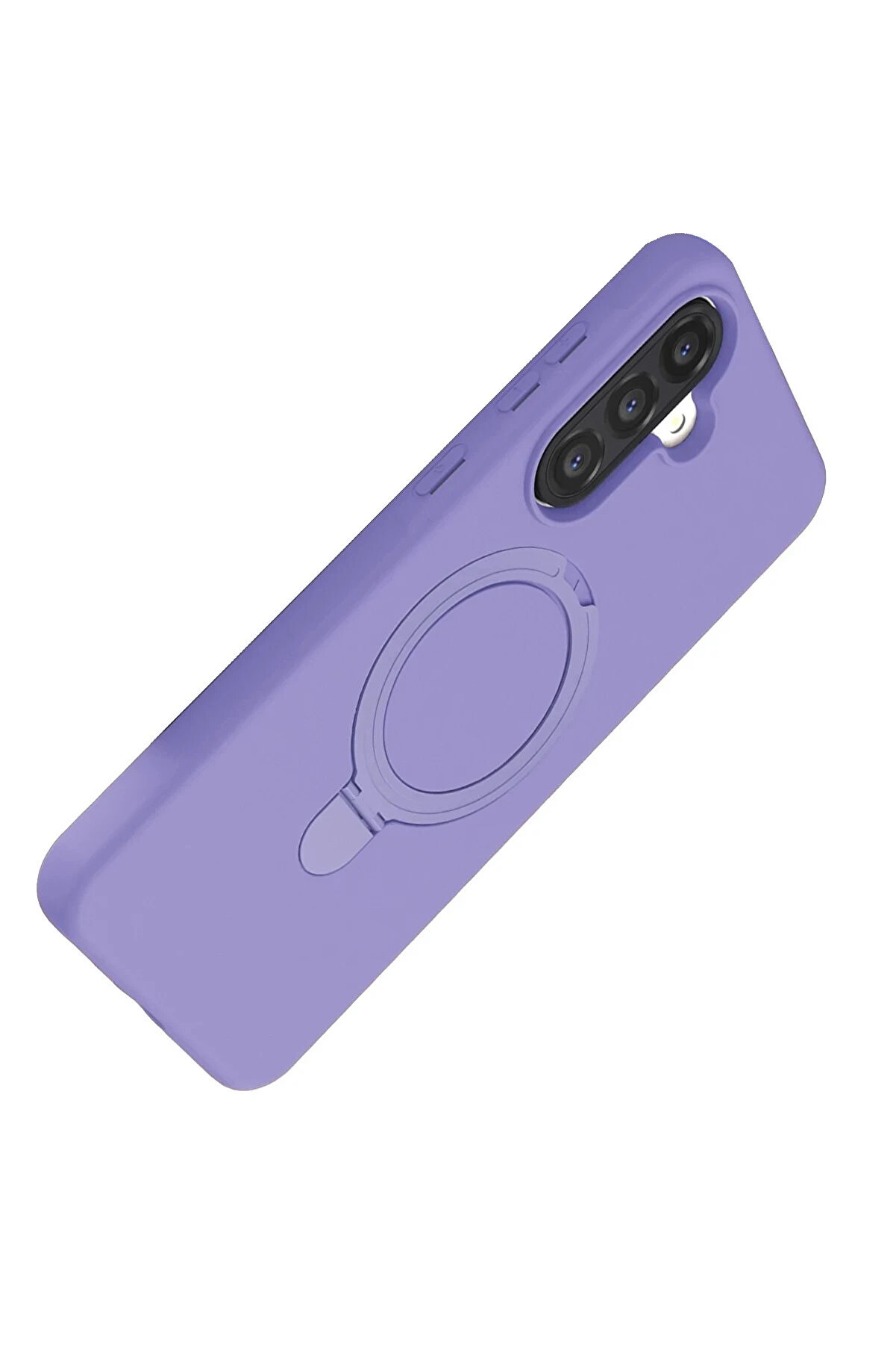 Buti̇k Samsung Galaxy A17 5G Regal Magsafe Standlı Kapak - Li̇la-(5796)