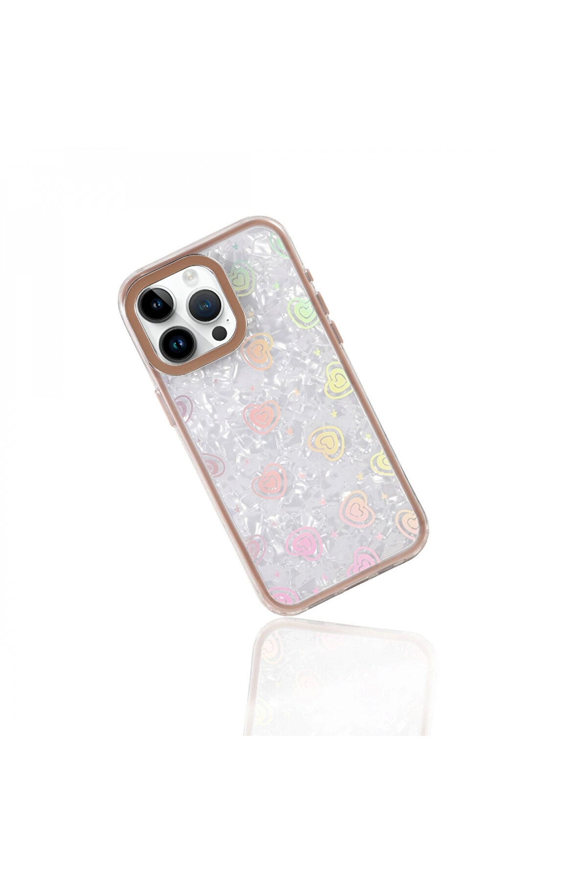 Byhodi̇ Harmonyaura Apple İphone 11 Lumi̇ Desenli̇ Kapak - &Ccedil;&ouml;l Ti̇tanyum