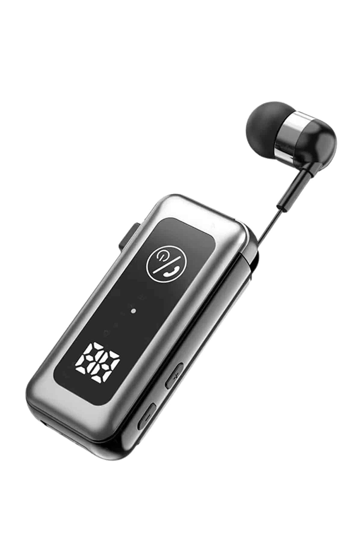 Buti̇k Makaralı Kulaklık Sd Kart Gi̇ri̇şli̇ Di̇ji̇tal G&ouml;stergeli̇ Kablolu Bluetooth Kulaklık