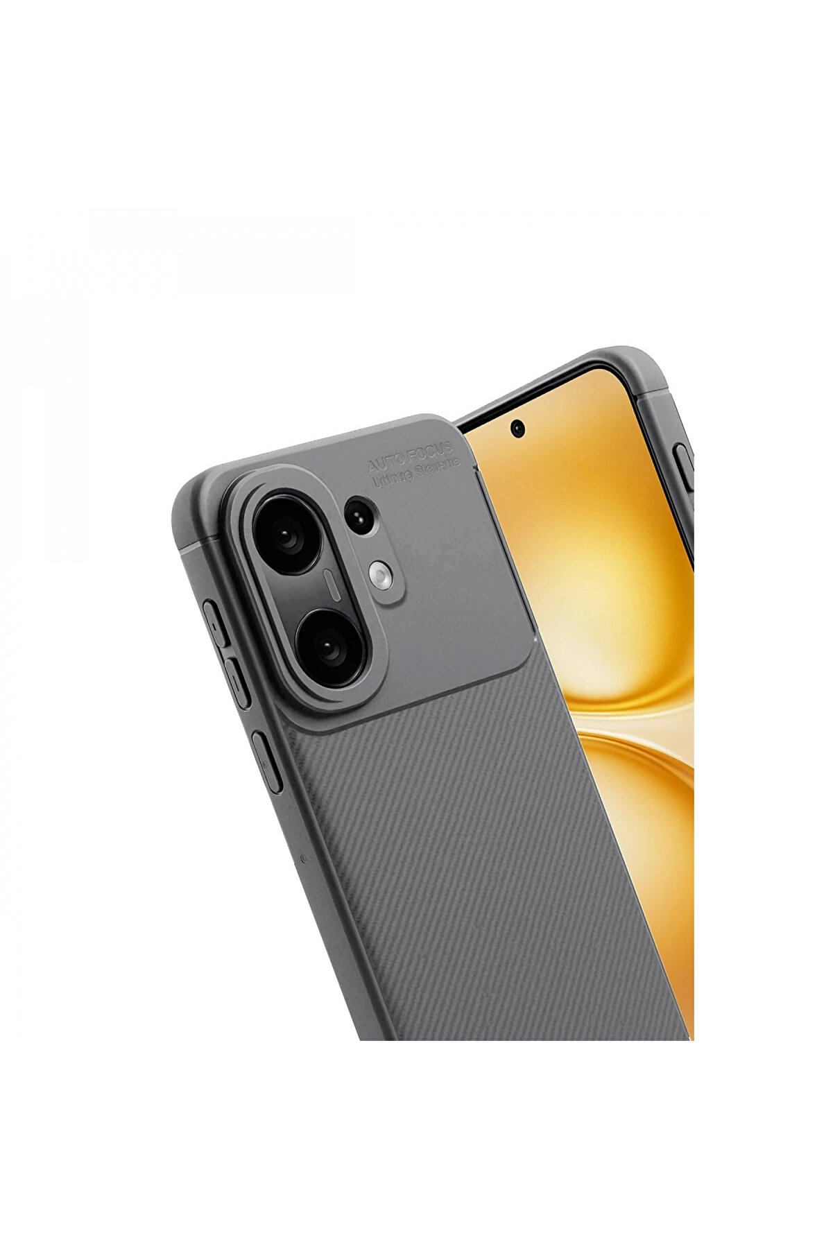 Buti̇k Vi̇vo X200 Fe Auto Focus Karbon Kapak -Gri̇