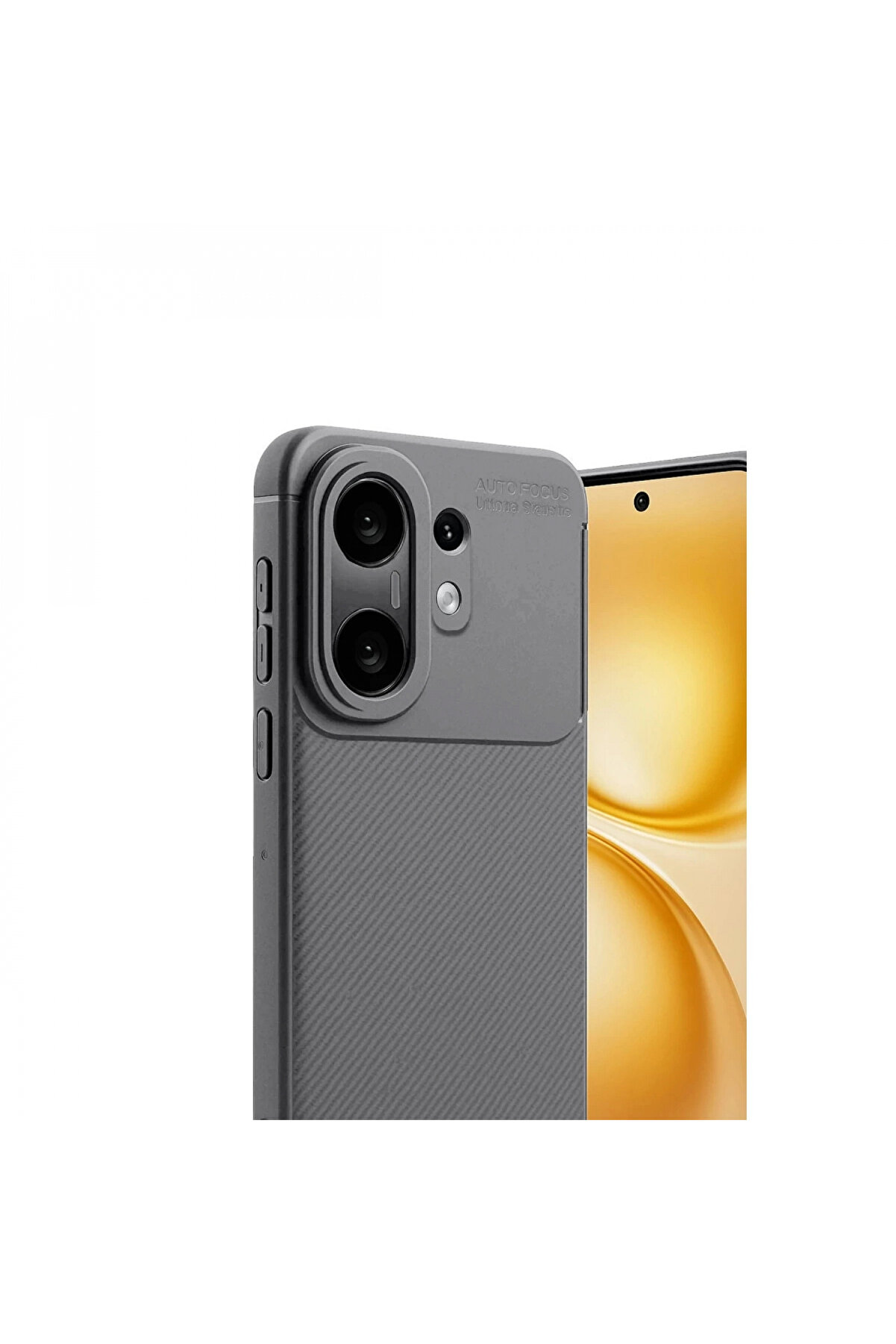 Buti̇k Vi̇vo X200 Fe Auto Focus Karbon Kapak -Gri̇