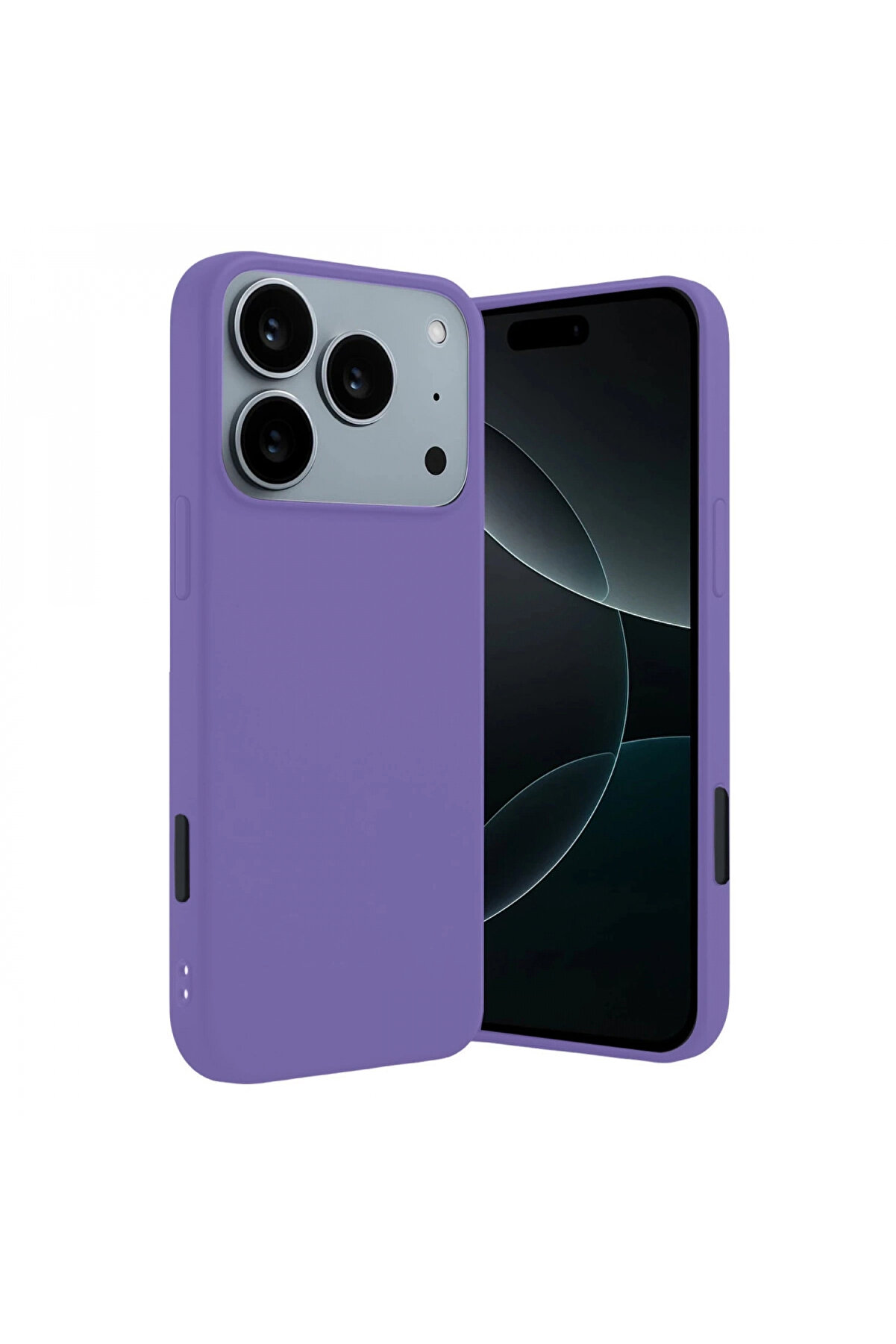 Harmonyaura Apple İphone 17 Pro Fi̇rst Si̇li̇kon - Li̇la