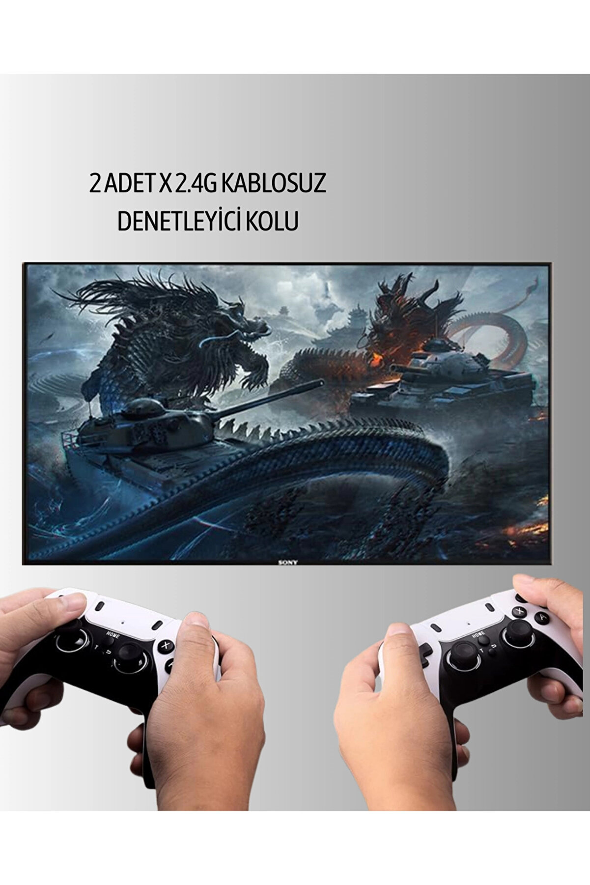 Go İthalat Retro Oyun Konsolu &ndash; Y&uuml;ksek &Ccedil;&ouml;z&uuml;n&uuml;rl&uuml;k Ve Geni̇ş Oyun Se&ccedil;enekleri̇