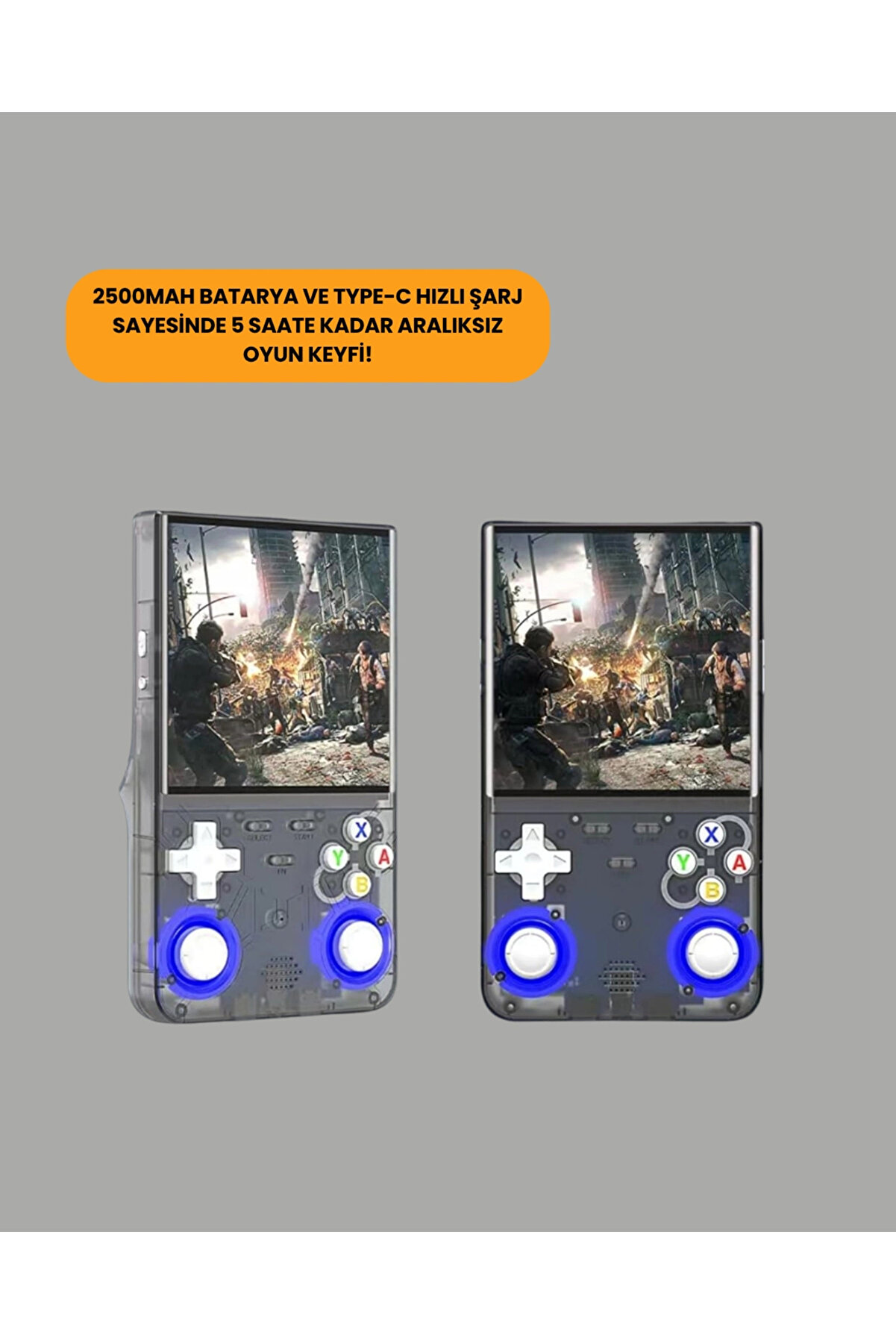 Go İthalat R36 Ultra 64Gb Retro Oyun Konsolu 10.000 Oyunlu Taşınabi̇li̇r El Konsolu