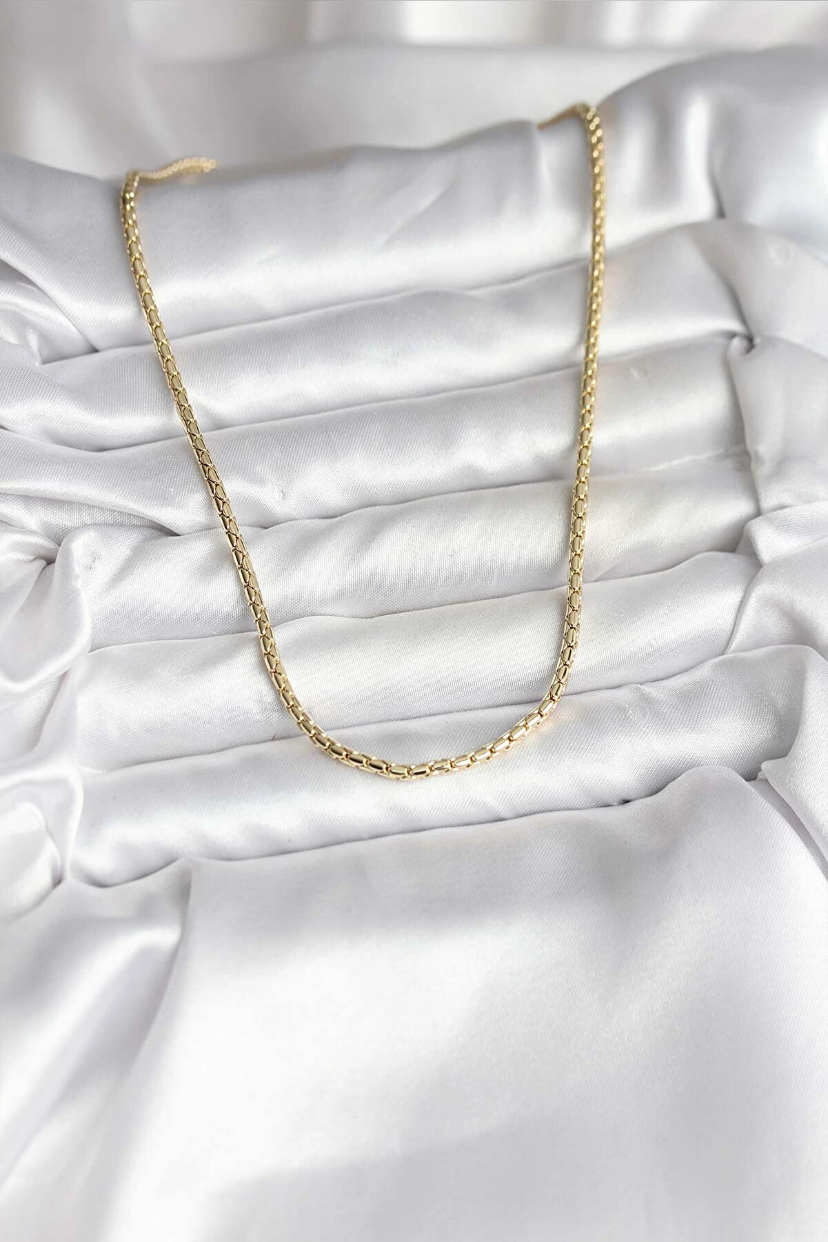 Shauan 14K Gold Renk Kaplama Zi̇nci̇r Model Cm Kadın Kolye