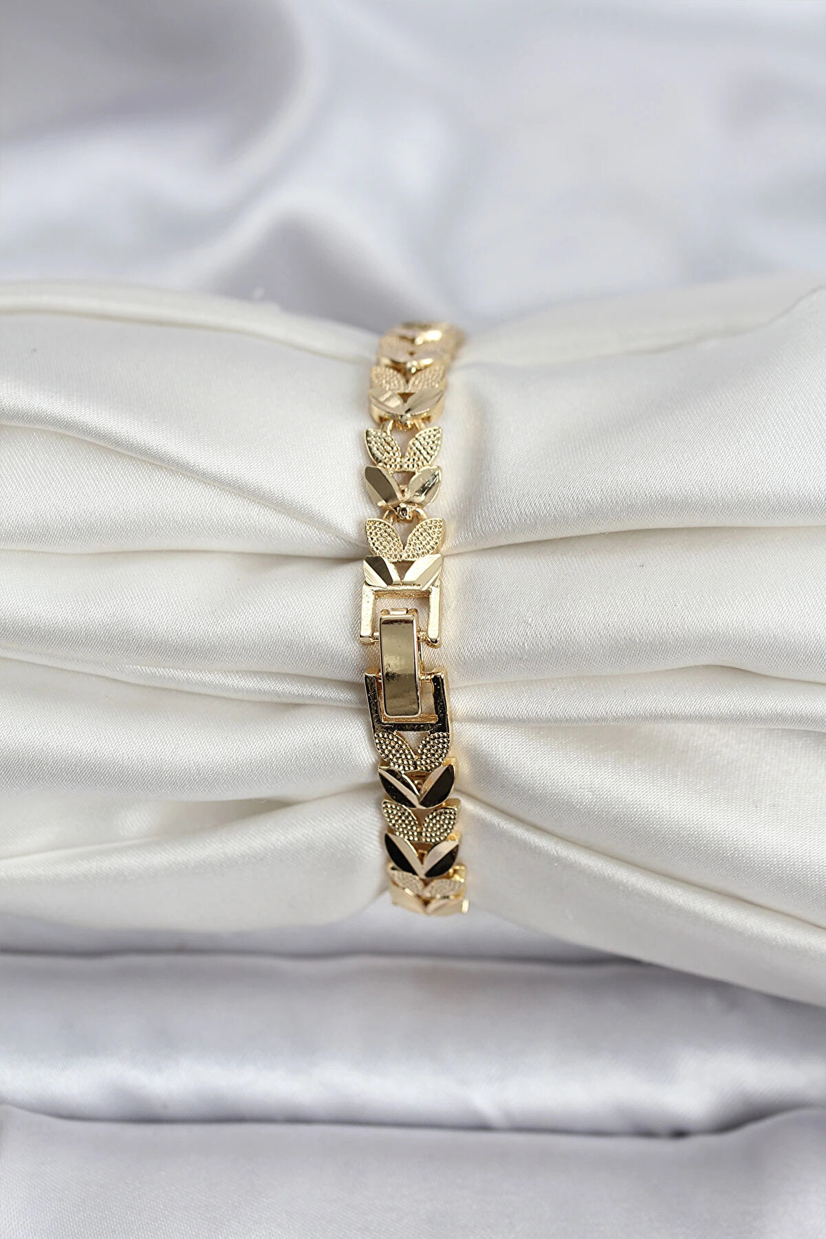 Emah Global 14K Gold Renk Kaplama Başak Model Cm Kadın Bi̇lekli̇k