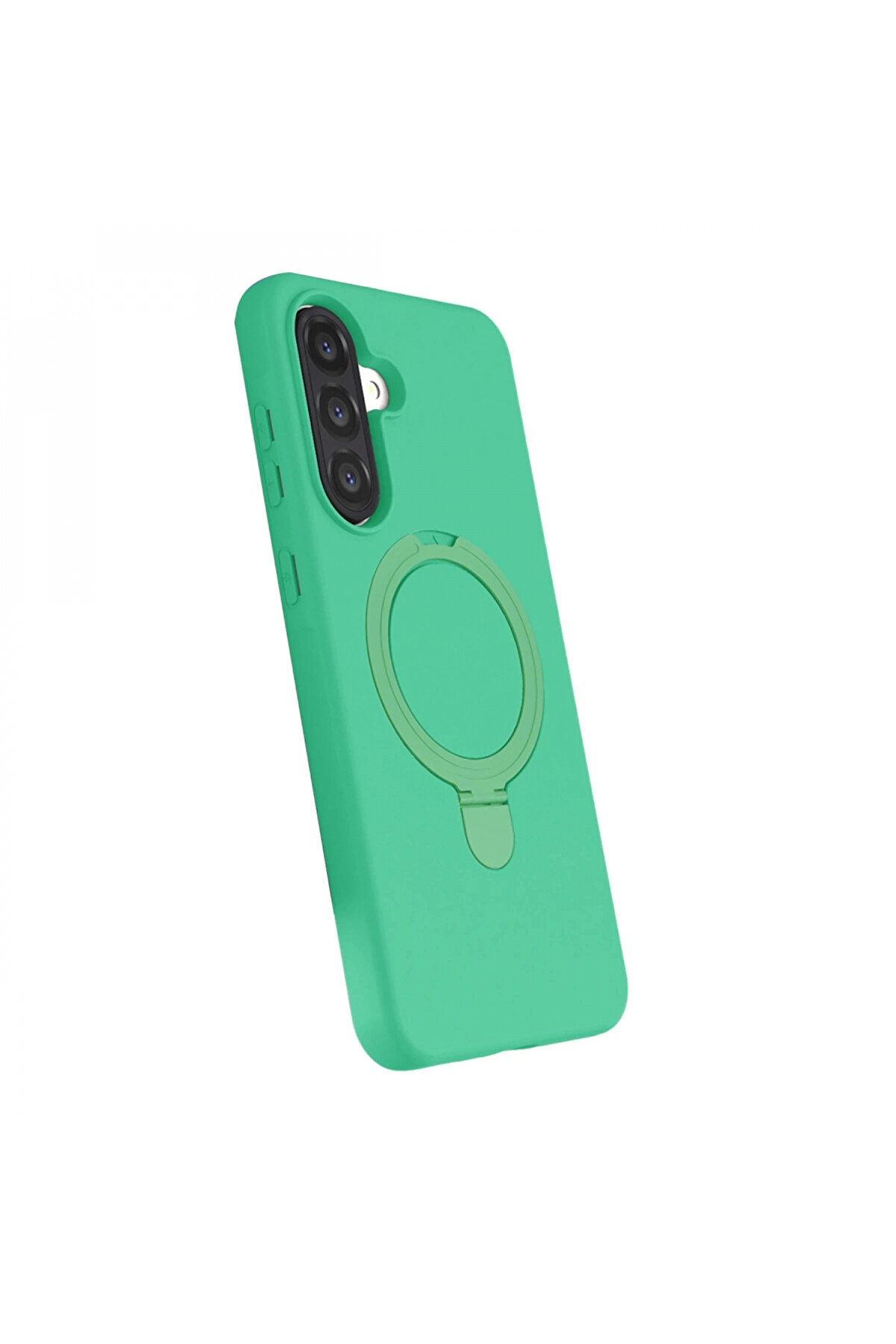 Buti̇k Samsung Galaxy A17 5G Regal Magsafe Standlı Kapak - Yeşi̇l