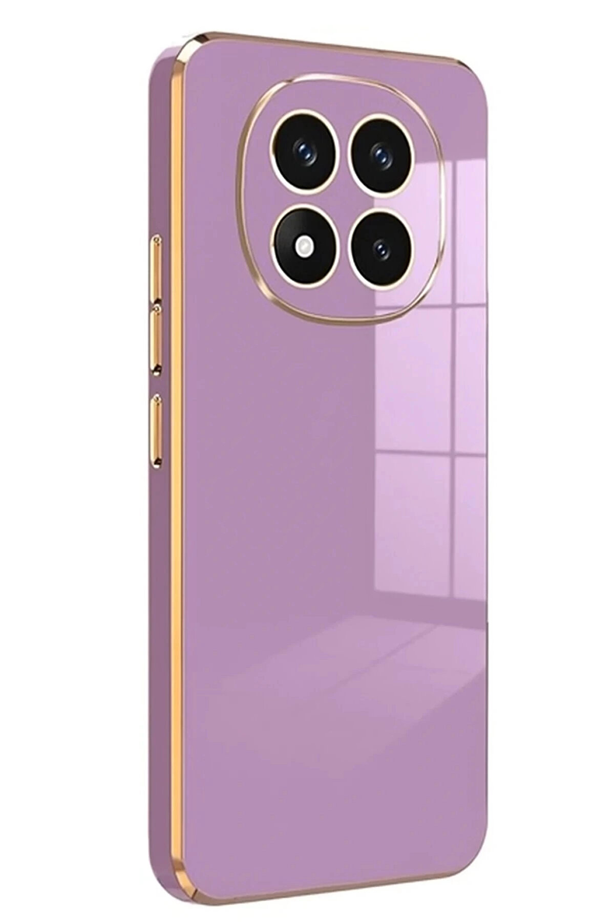 Buti̇k Xi̇aomi̇ Redmi̇ Note 14 Pro 4G Kılıf Volet Si̇li̇kon - Mor-(5796)