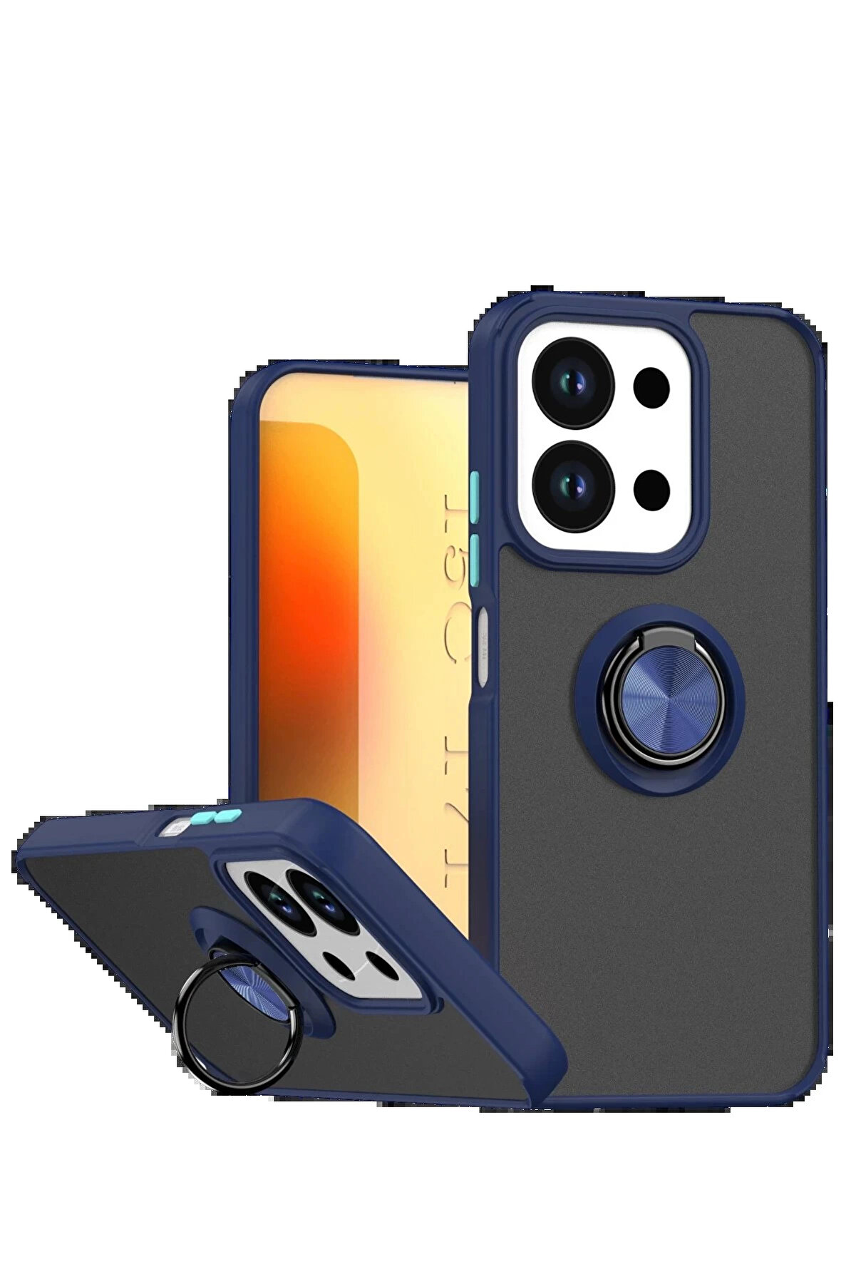 Buti̇k Xi̇aomi̇ Redmi̇ 15C 4G Montreal Y&uuml;z&uuml;kl&uuml; Si̇li̇kon Kapak - Laci̇vert-(5796)