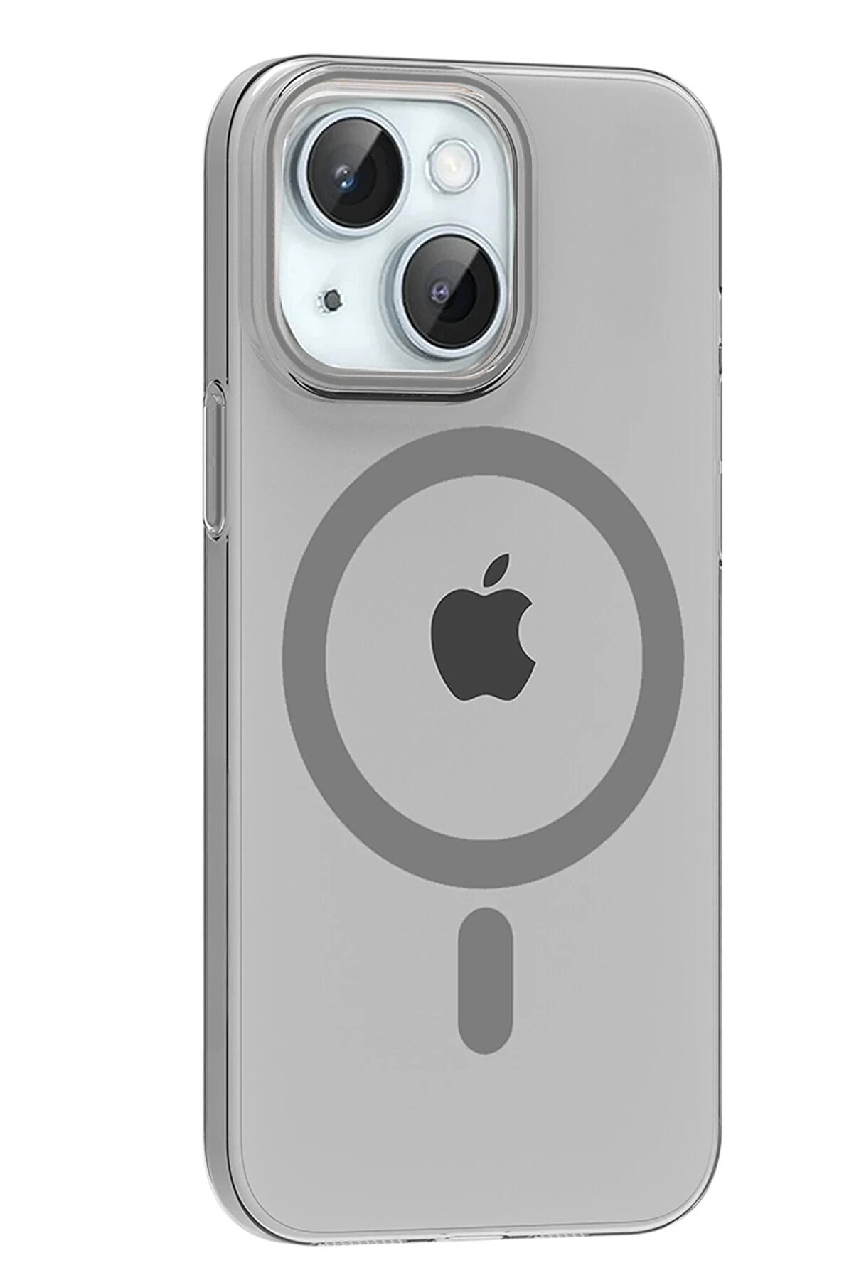 Buti̇k Apple İphone 14 Pc Blank Magsafe Kapak - Natural Grey-(5796)