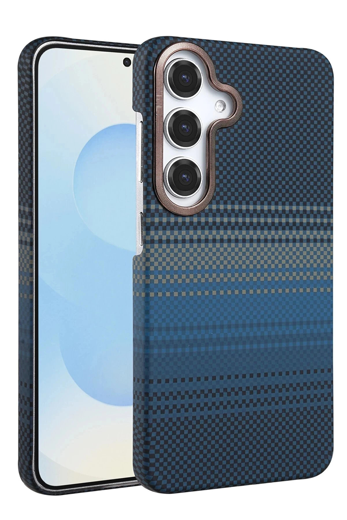 Buti̇k Samsung Galaxy A34 5G Vega Magsafe Kapak - Mavi̇-(5796)