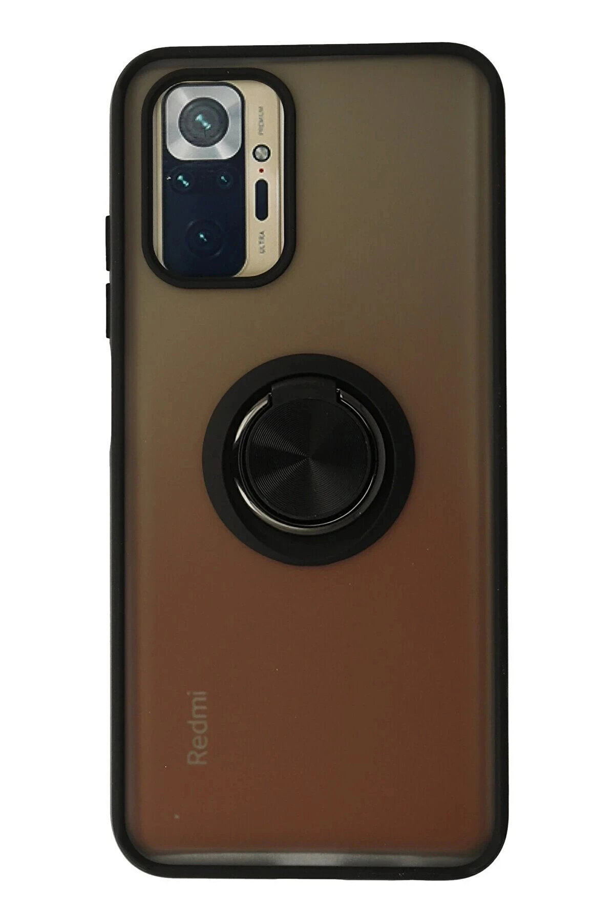 Buti̇k Xi̇aomi̇ Redmi̇ Note 10 Kılıf Montreal Y&uuml;z&uuml;kl&uuml; Si̇li̇kon Kapak - Si̇yah-(5796)