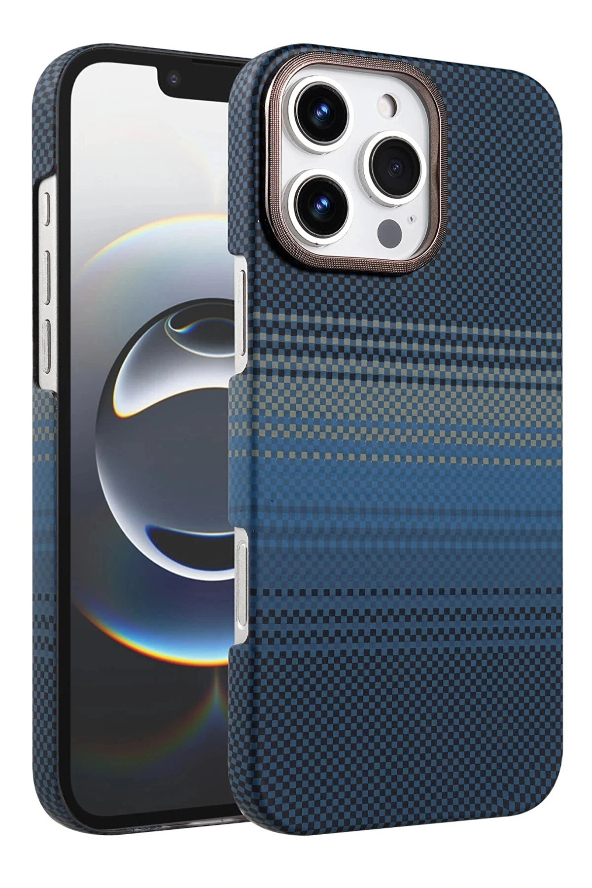 Buti̇k Apple İphone 16 Pro Max Vega Magsafe Kapak - Mavi̇-(5796)