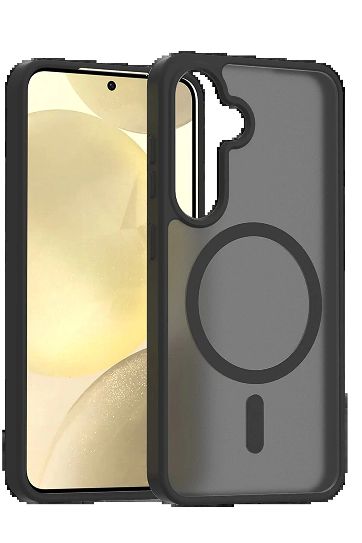 Buti̇k Samsung Galaxy A17 5G Jota Magsafe Kapak - Si̇yah-(5796)