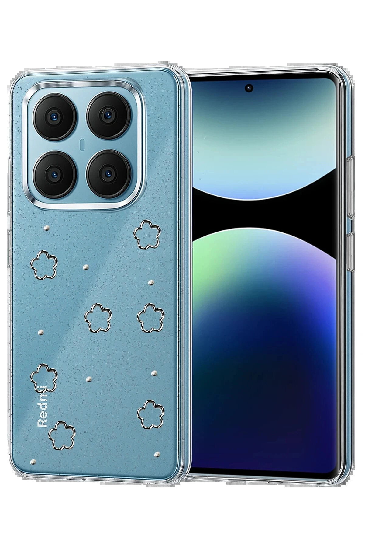 Buti̇k Xi̇aomi̇ Redmi̇ Note 14 Pro 4G Fi̇yonk Desenli̇ Kapak - Desen 3-(5796)