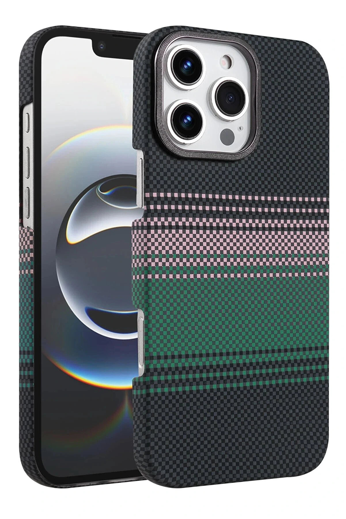 Buti̇k Apple İphone 16 Pro Max Vega Magsafe Kapak - Yeşi̇l-(5796)