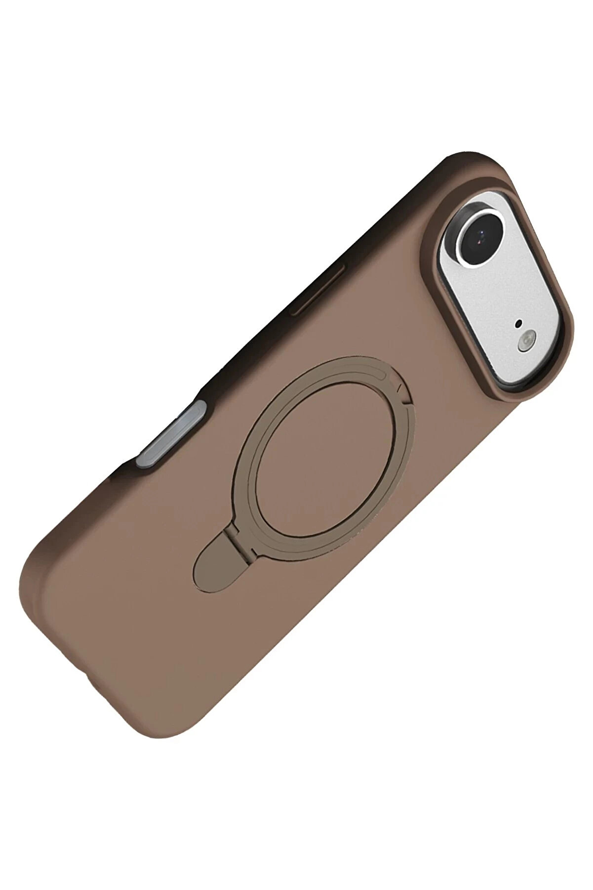 Buti̇k Apple İphone 17 Ai̇r Regal Magsafe Standlı Kapak - &Ccedil;&ouml;l Ti̇tanyum-(5796)