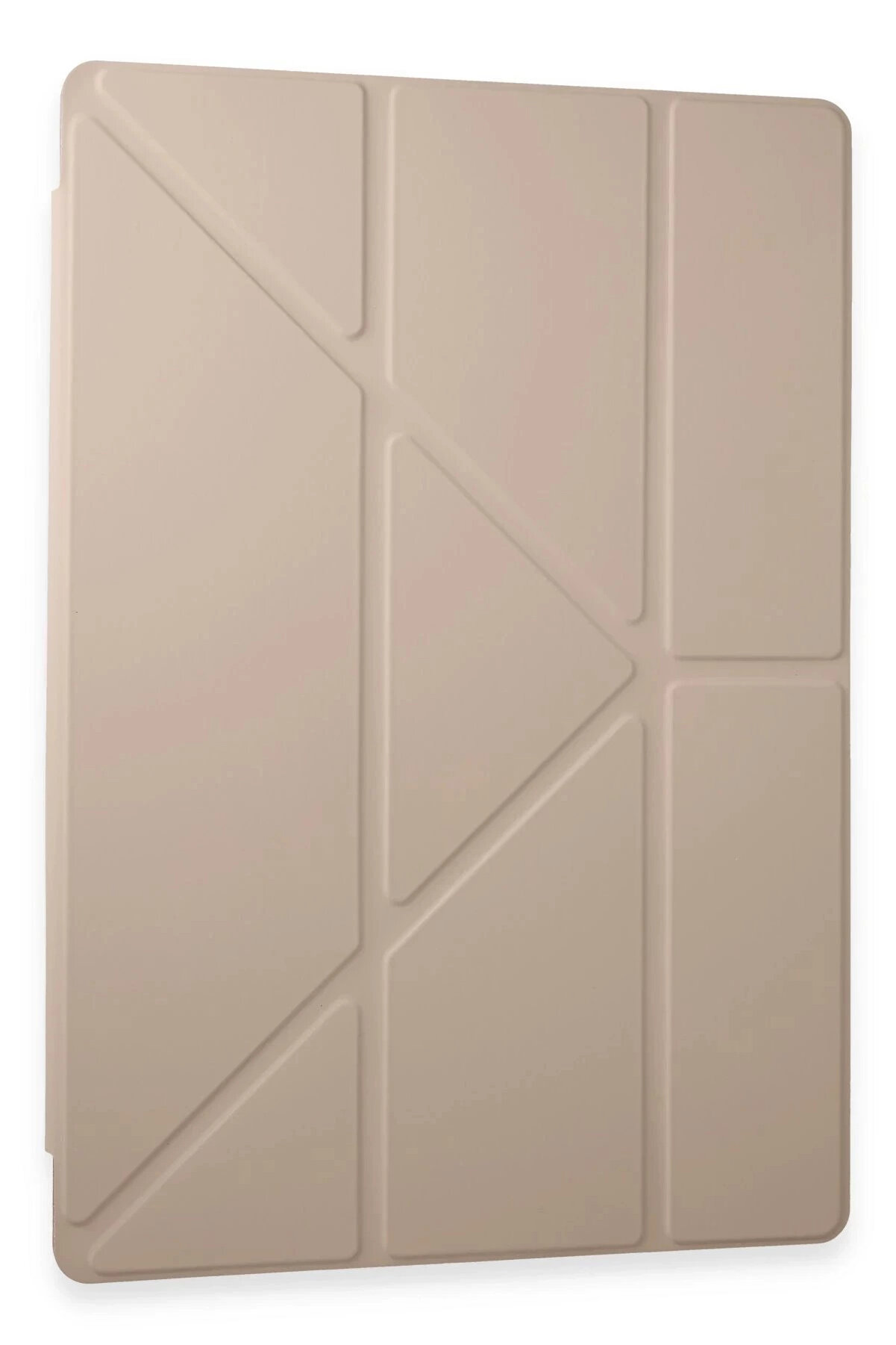 Buti̇k Samsung Galaxy Tab A9 Kılıf Kalemli̇kli̇ Mars Tablet Kılıfı - Rose Gold-(5796)
