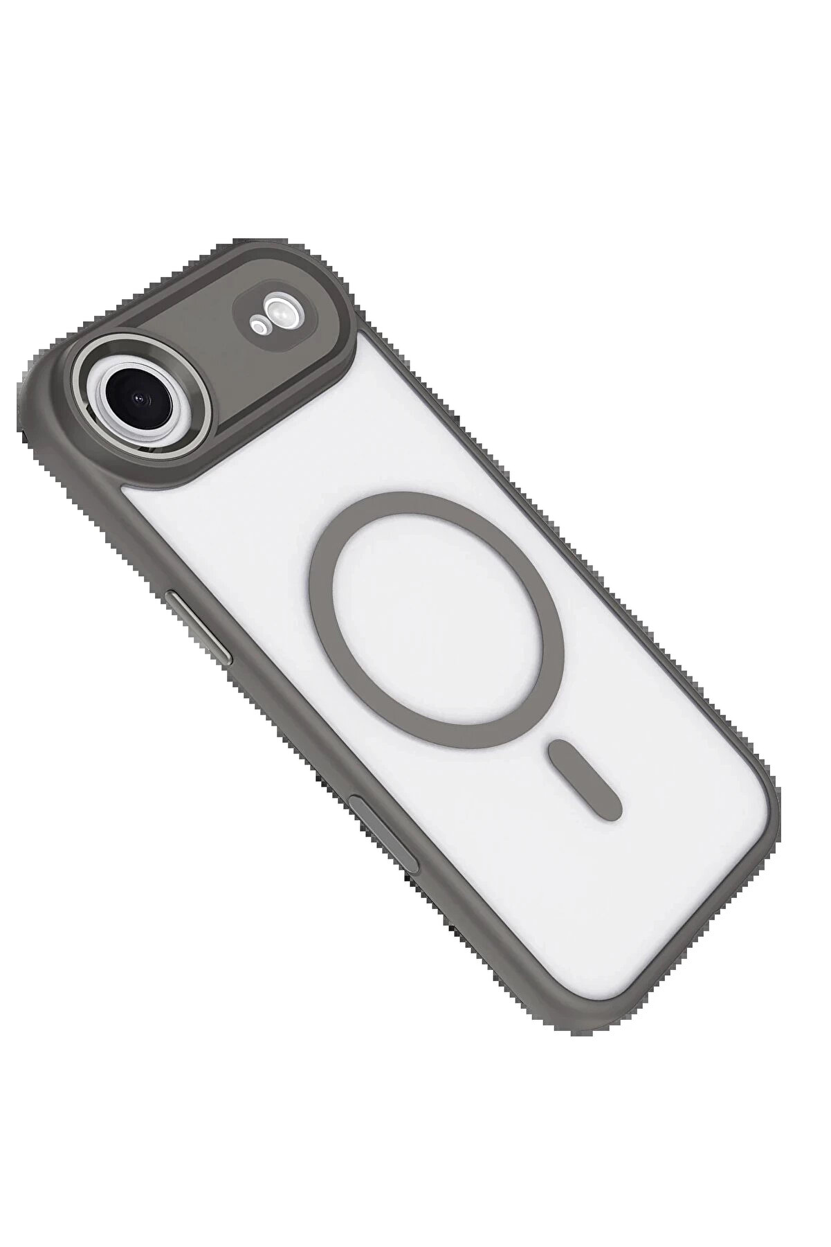 Buti̇k Apple İphone 17 Ai̇r Terea Magsafe Kapak - Gri̇-(5796)