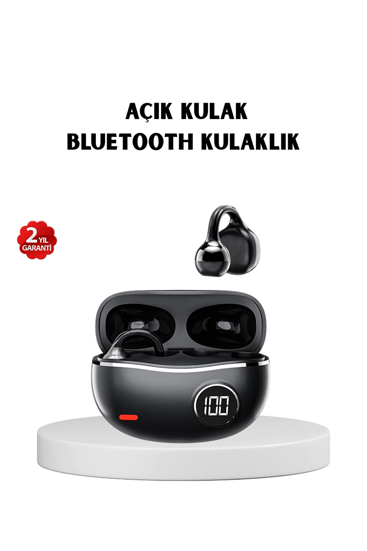 Buti̇k Kablosuz A&ccedil;ık Kulak Kulaklık Bluetooth 5.4 Type-C Hızlı Şarj 30 Saat