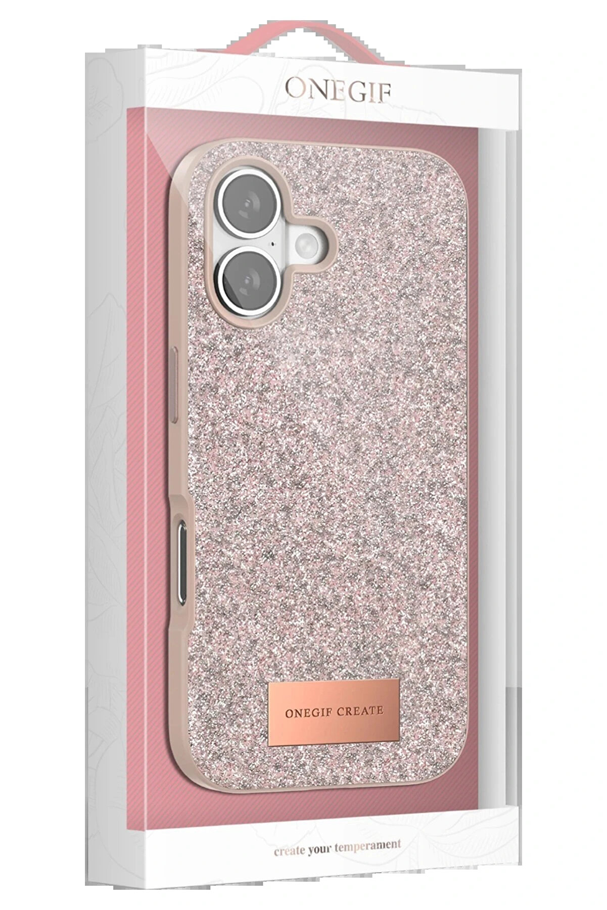 Buti̇k Apple İphone 17 Ai̇r Bri̇ght Si̇mli̇ Kapak - G&uuml;m&uuml;ş-(5796)