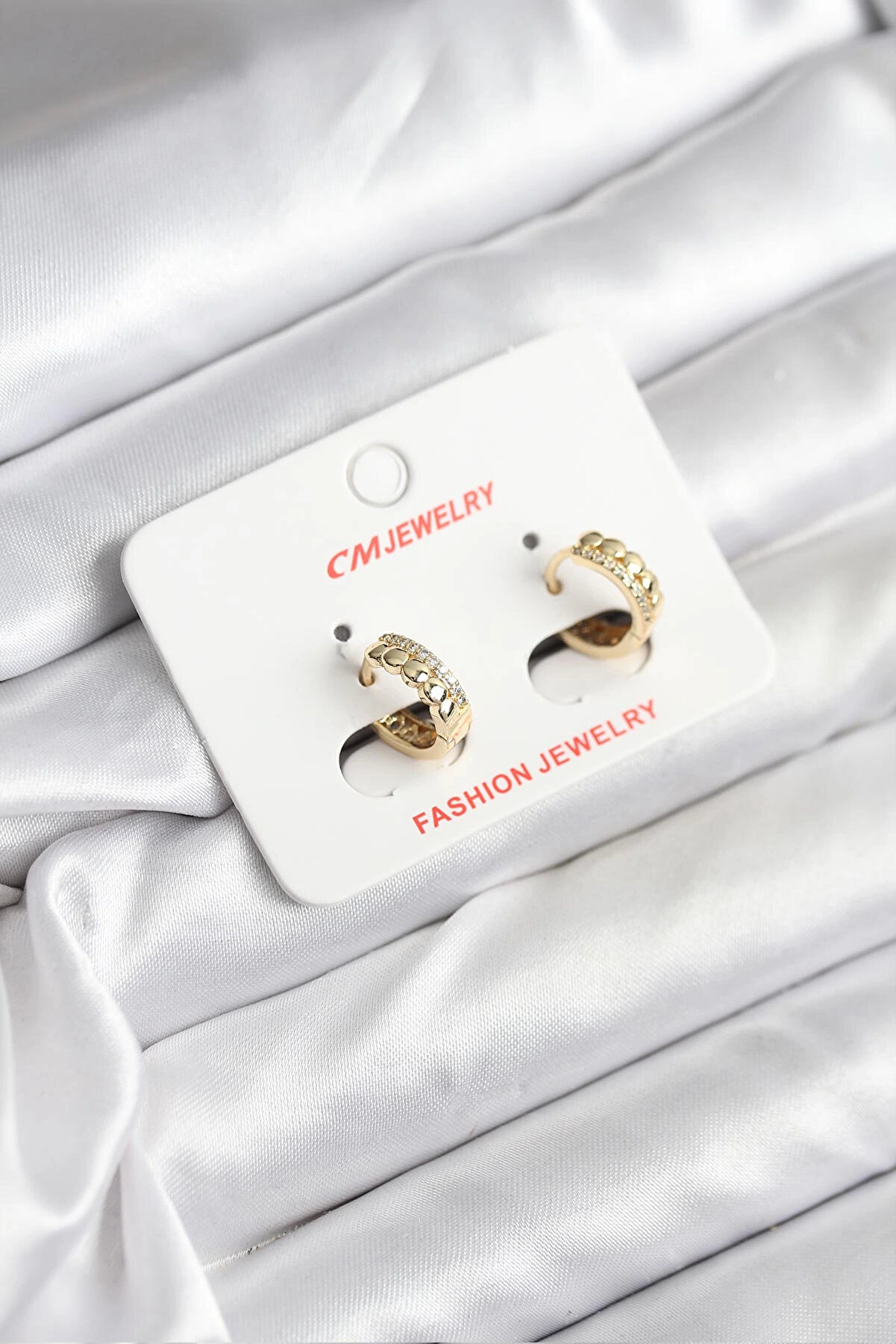 Buti̇k 14K Gold Renk Kaplama Cm Kadın K&uuml;pe