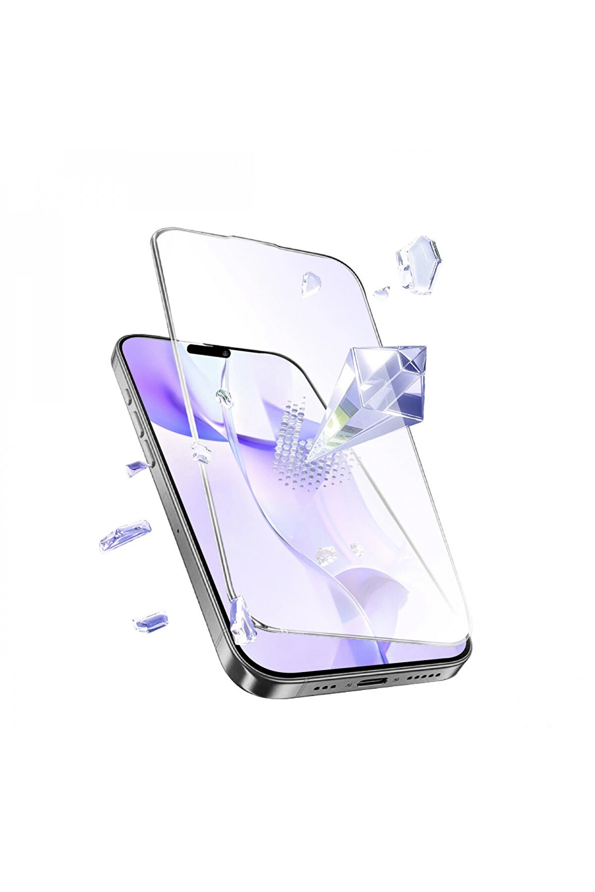 Ltg Nova Cpt83 Apple İphone 12 Bi̇lvi̇s 5İn1 3D Magi̇c Cam Ekran Koruyucu - Si̇yah