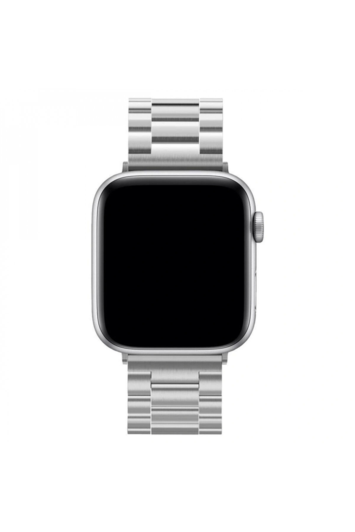 Byhodi̇ Apple Watch 42Mm Metal Baklalı Kordon - G&uuml;m&uuml;ş