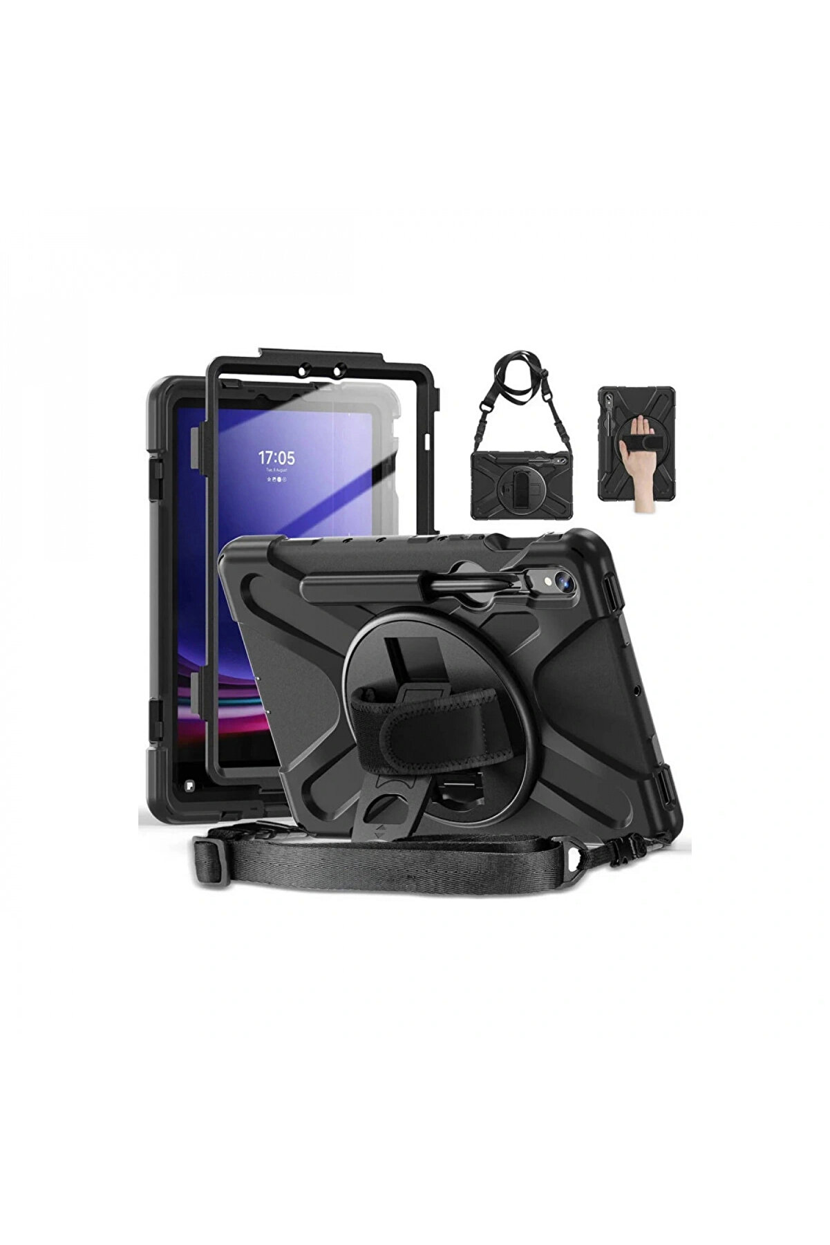 Buti̇k Samsung Galaxy X510 Tab S9 Fe 11 Kılıf Amazi̇ng Tablet Kapak - Si̇yah