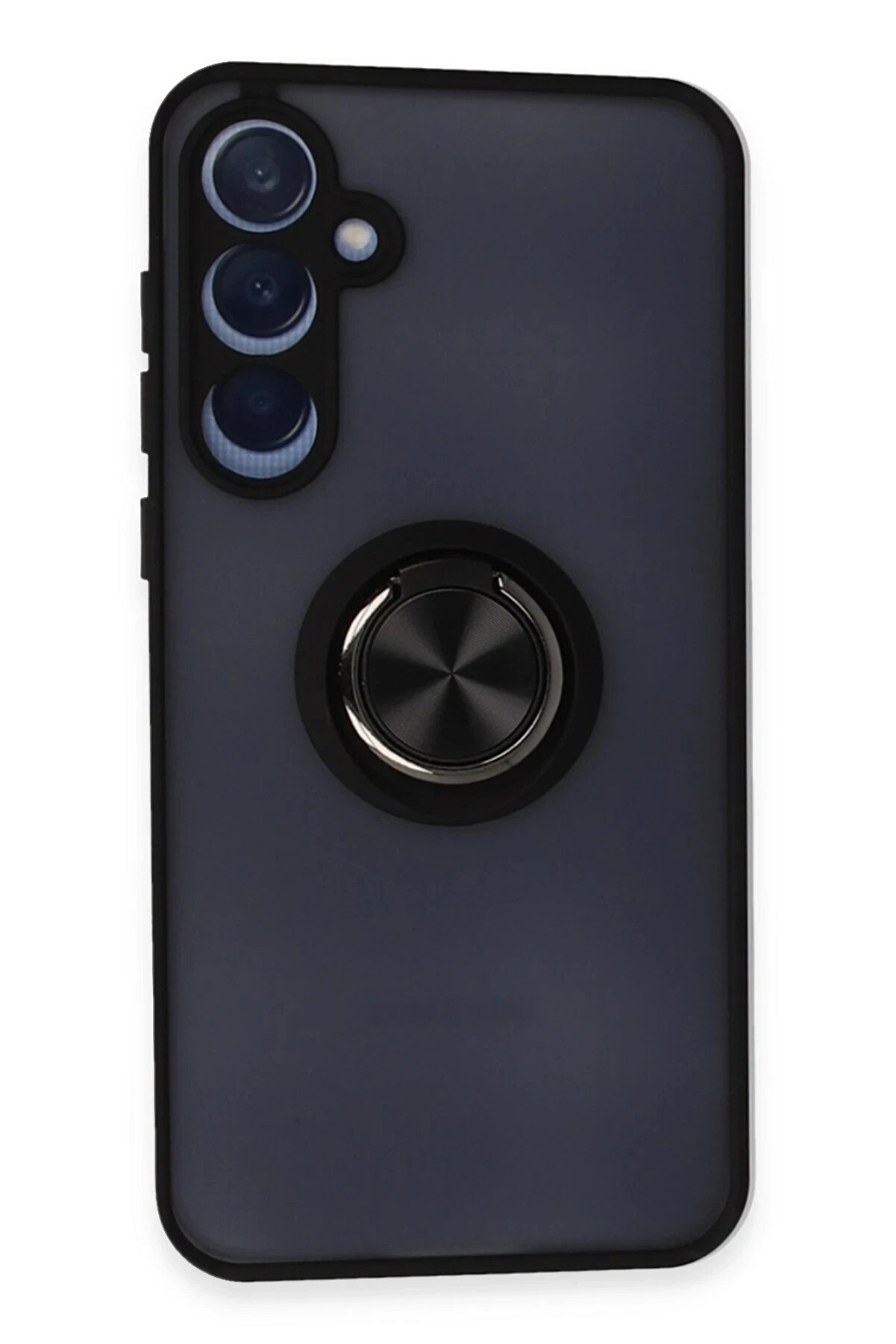 Buti̇k Harmonyaura Samsung Galaxy A55 5G Kılıf Montreal Y&uuml;z&uuml;kl&uuml; Si̇li̇kon Kapak - Si̇yah