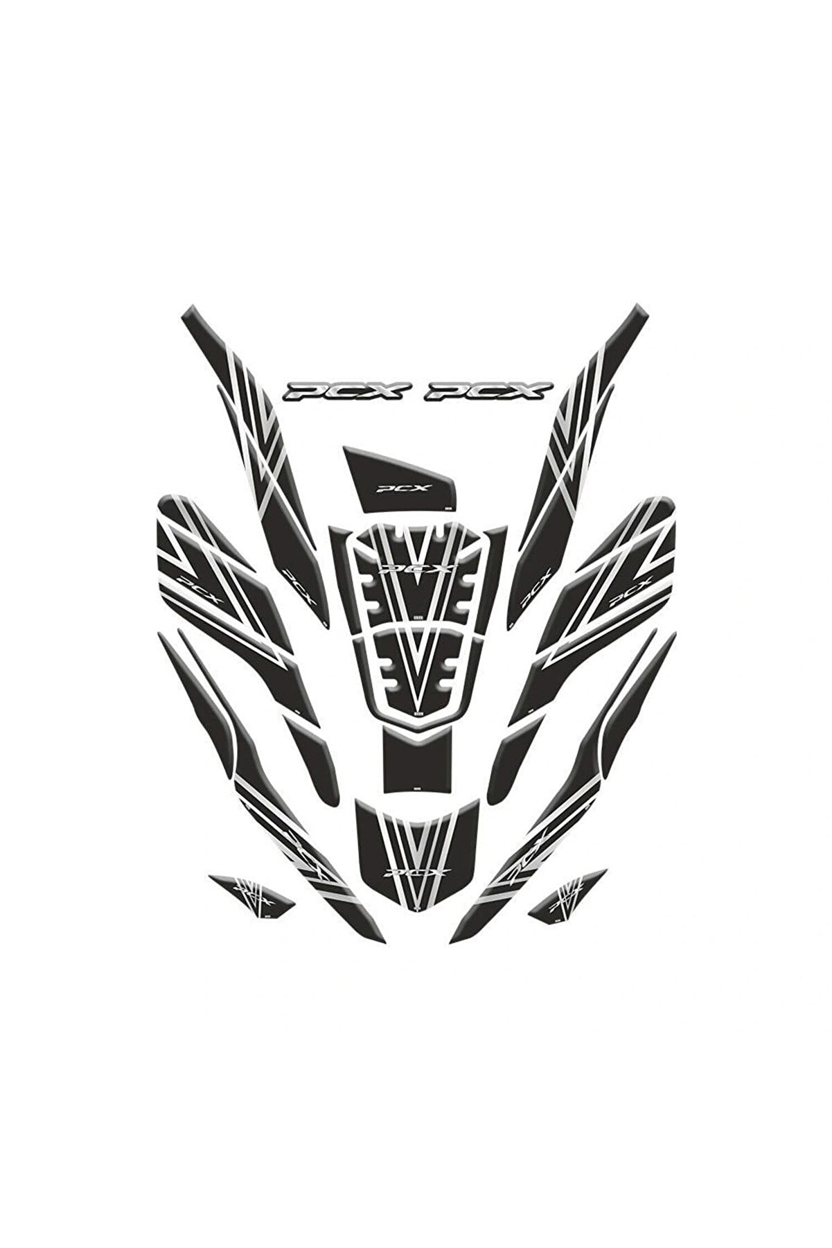 Gogopremi̇um Honda Pcx 2021 - 2023 Uyumlu Tank Pad Set 001