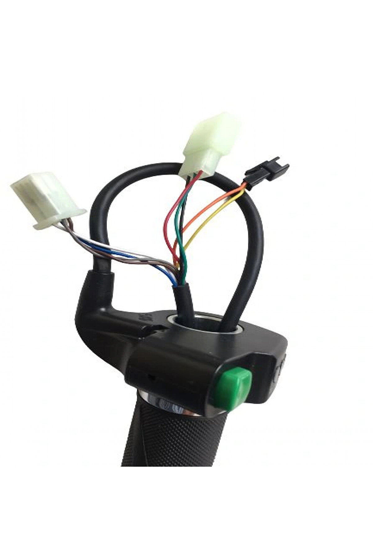 Alkan E-Bi̇ke Vi̇tesli̇ Gaz Kolu 232 Yeşi̇l D&uuml;ğme 3 Işık