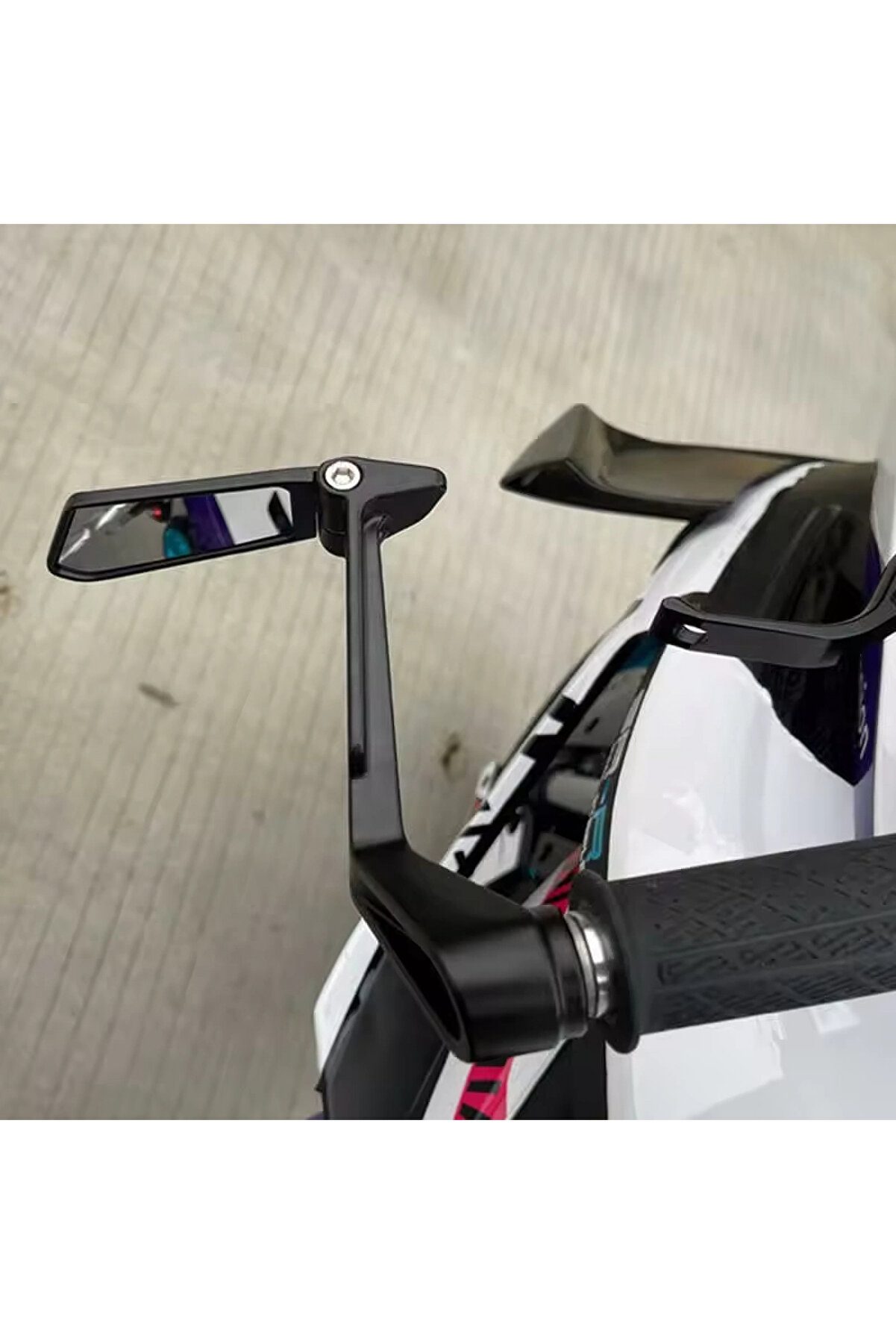 Alkan Mb Pro Manet Koruma Katlanır Aynalı Mat Si̇yah