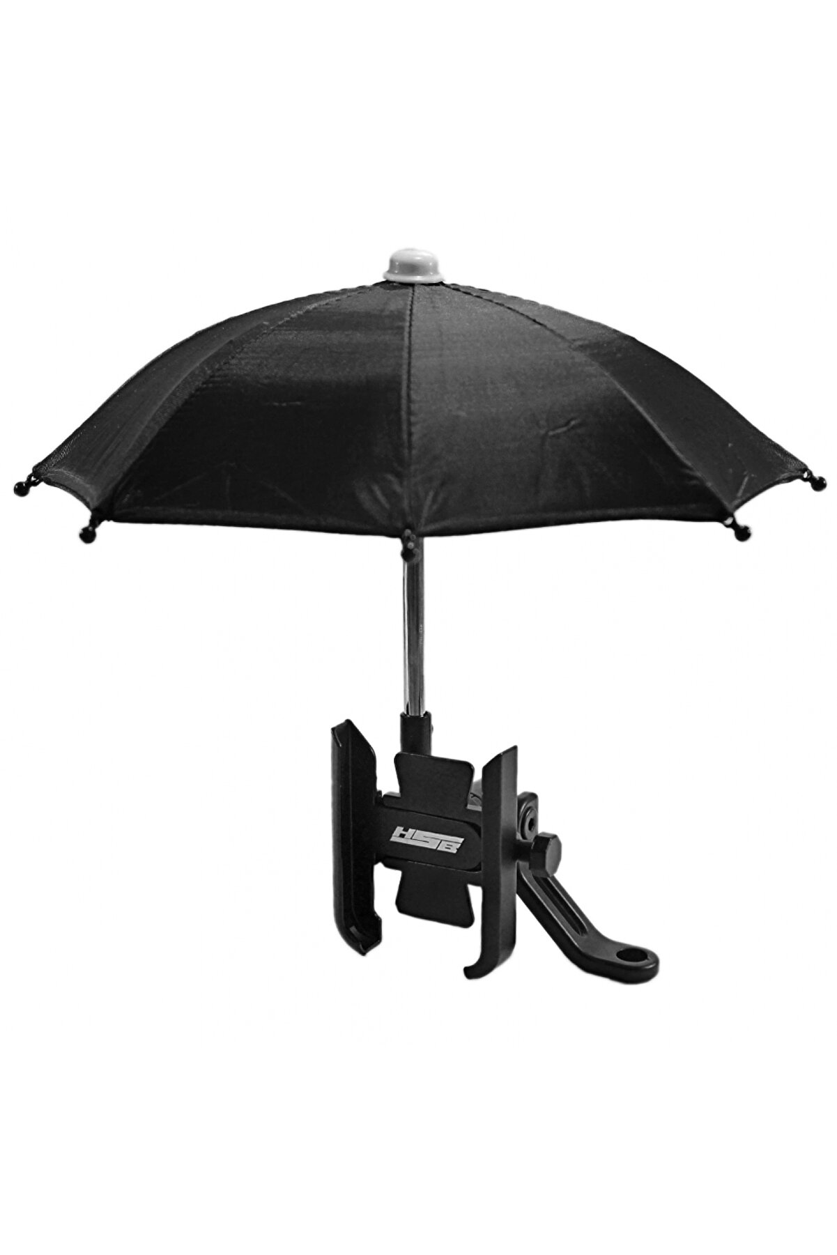 Alkan Mb Si̇yah Ayna Bağlantılı Şemsi̇yeli̇ Ayarlı Telefon Tutucu Ali̇mi̇nyum A+++ Kali̇te