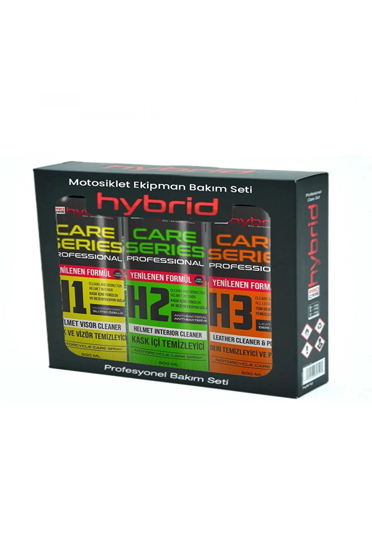Hybrıd Pro Care Hybri̇d Profesyonel Motosi̇klet Bakım Seti̇ 3 L&uuml;
