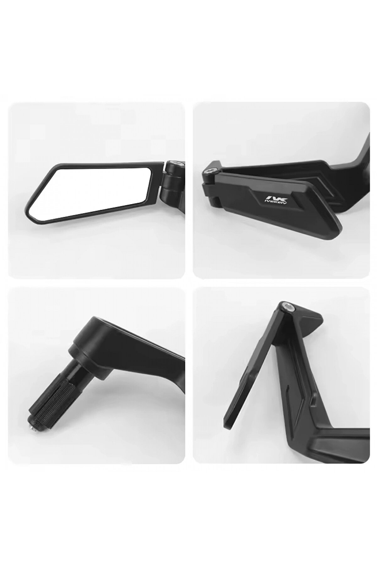 Alkan Mb Pro Manet Koruma Katlanır Aynalı Mat Si̇yah