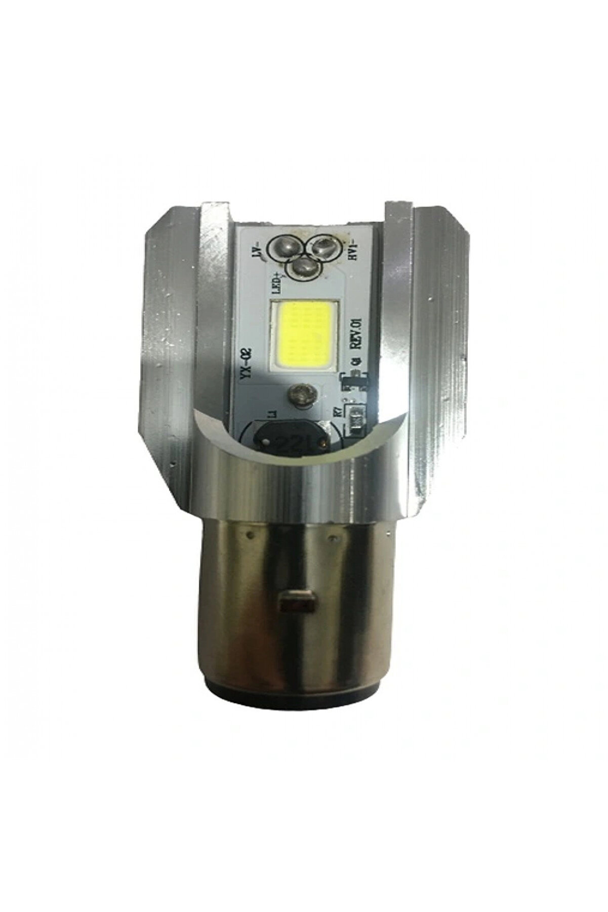 Alkan Mb Motosi̇klet Ba20D Dc 12-60 V 12 W 6500K Cob Led Uzun / Kısa Işık Far Ampul Beyaz (Bosch Ti̇pi̇)