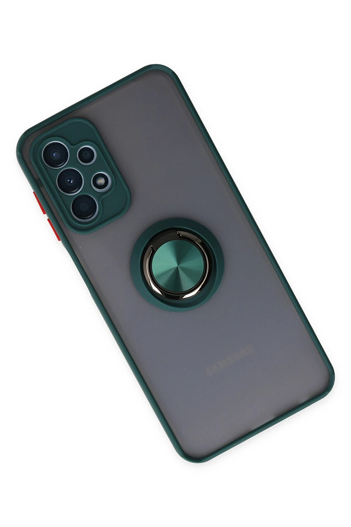 Buti̇k Harmonyaura Samsung Galaxy A23 4G Kılıf Montreal Y&uuml;z&uuml;kl&uuml; Si̇li̇kon Kapak - Yeşi̇l