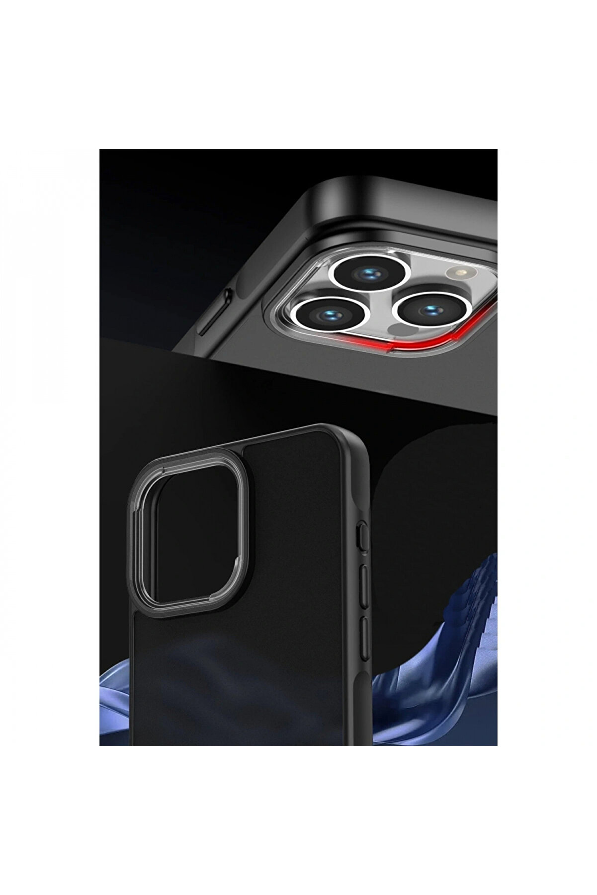 Buti̇k İphone 12 Pro Max Kılıf Elegant Kapak - Yeşi̇l