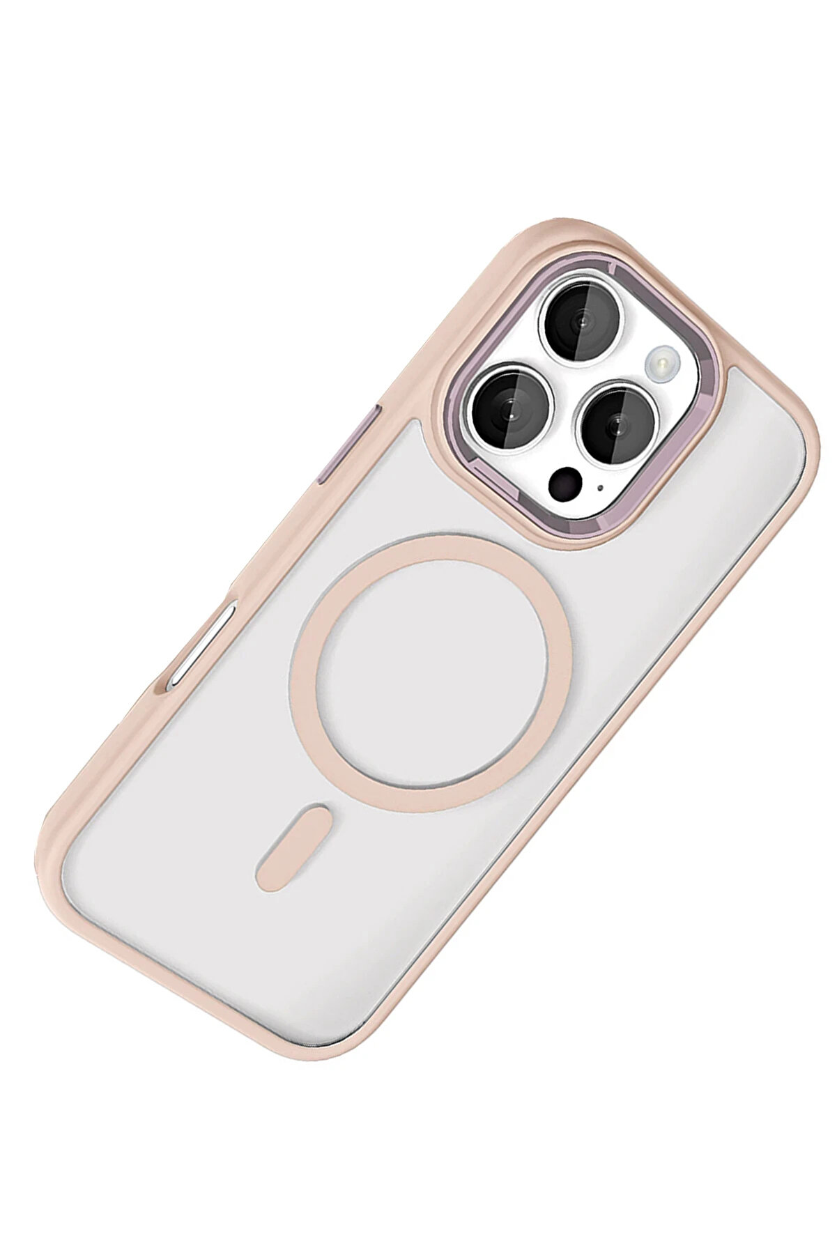 Buti̇k Harmonyaura Apple İphone 16 Pro Max Terea Magsafe Kapak - Pembe