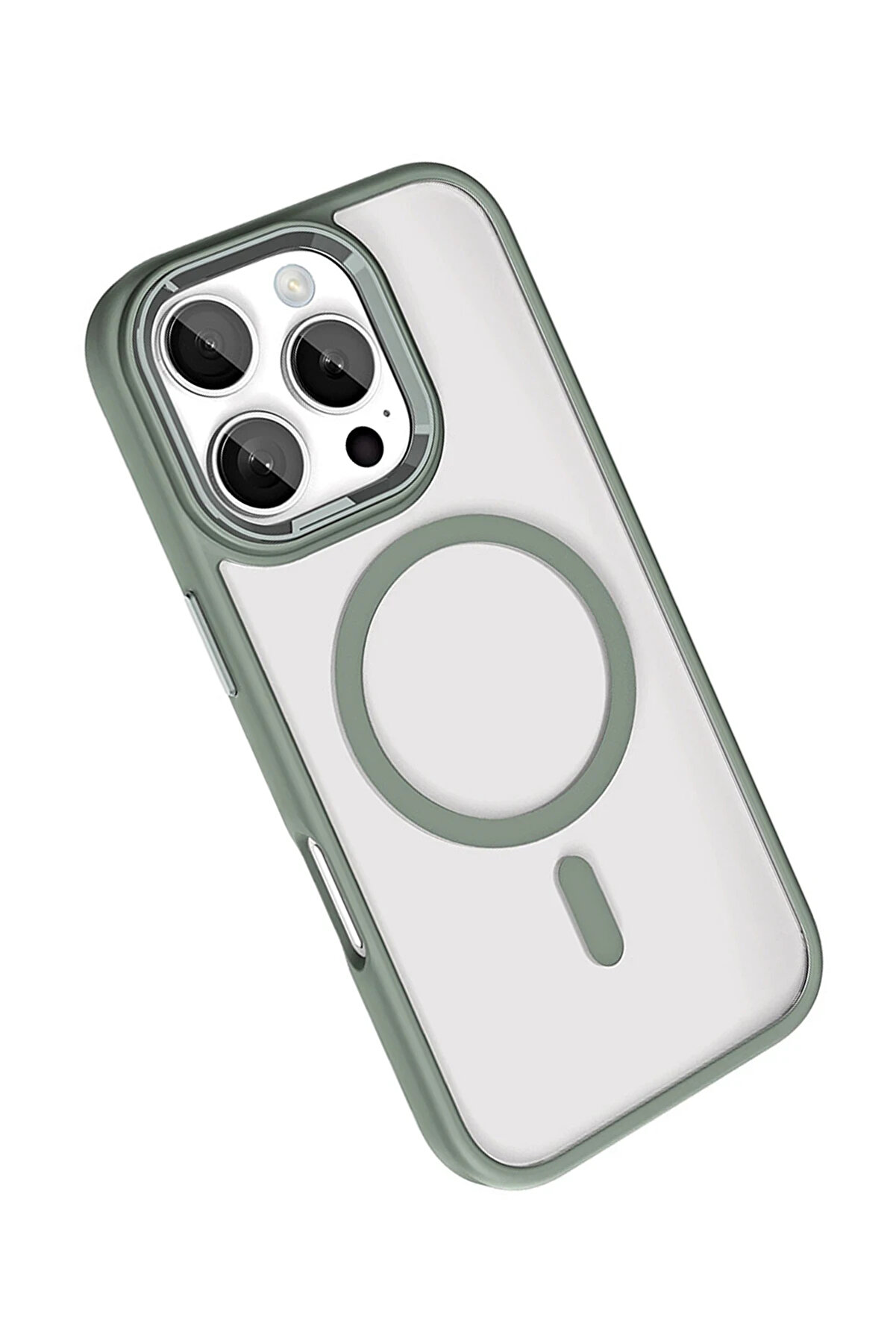 Buti̇k Harmonyaura Apple İphone 16 Pro Max Terea Magsafe Kapak - Ti̇tan Gri̇