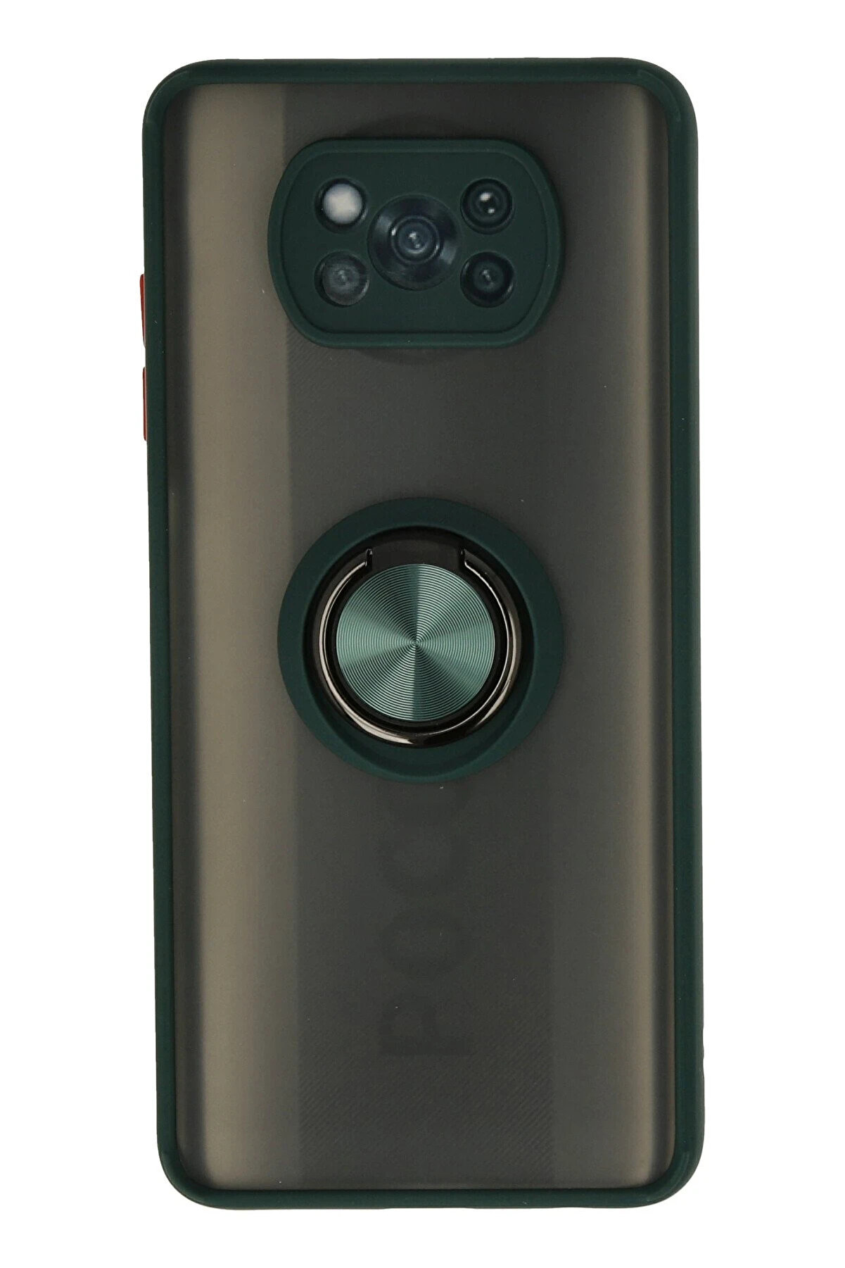 Buti̇k Harmonyaura Xi̇aomi̇ Pocophone X3 Kılıf Montreal Y&uuml;z&uuml;kl&uuml; Si̇li̇kon Kapak - Yeşi̇l