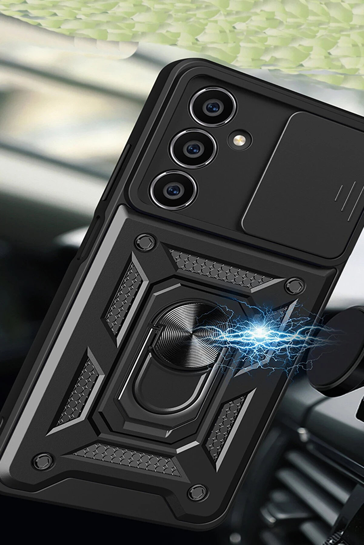 Buti̇k Harmonyaura Samsung Galaxy A35 5G Kılıf Pars Lens Y&uuml;z&uuml;kl&uuml; Si̇li̇kon - Laci̇vert