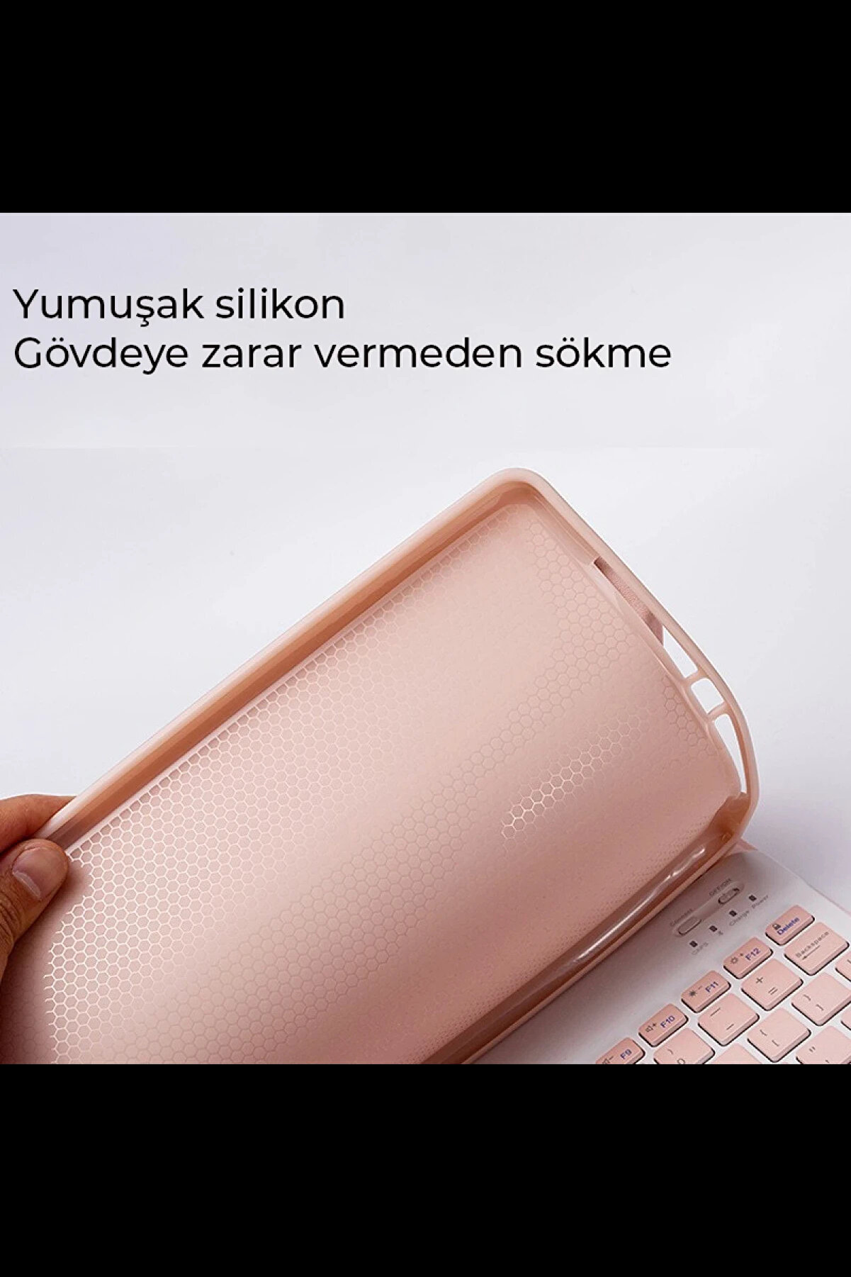 Buti̇k Harmonyaura Xi̇aomi̇ Redmi̇ Pad Se Kılıf Kc01 Smart Klavyeli̇ Tablet Kılıfı - Li̇la