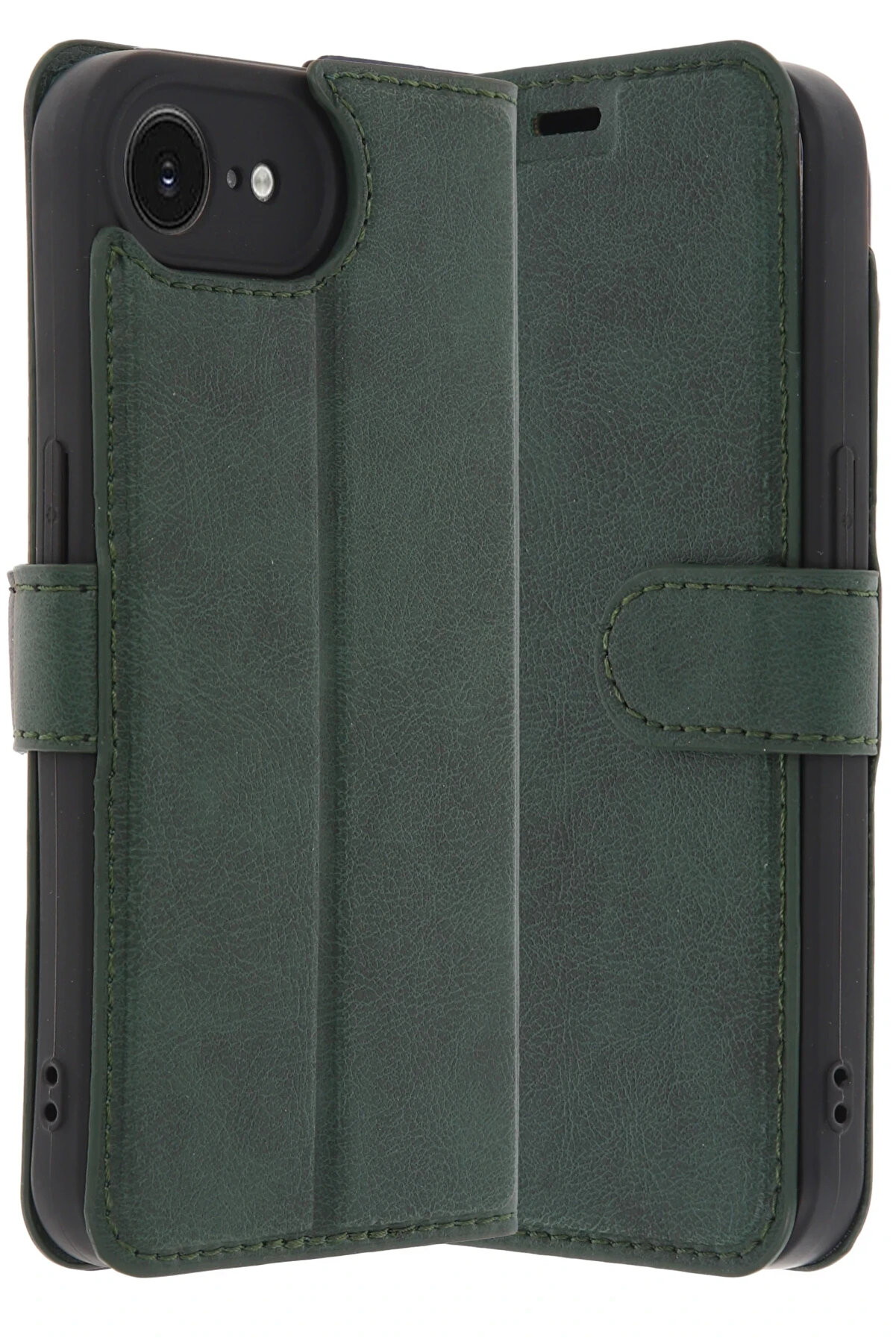 Buti̇k Harmonyaura İphone 16E Kılıf Trend S Plus Kapaklı Kılıf - Yeşi̇l