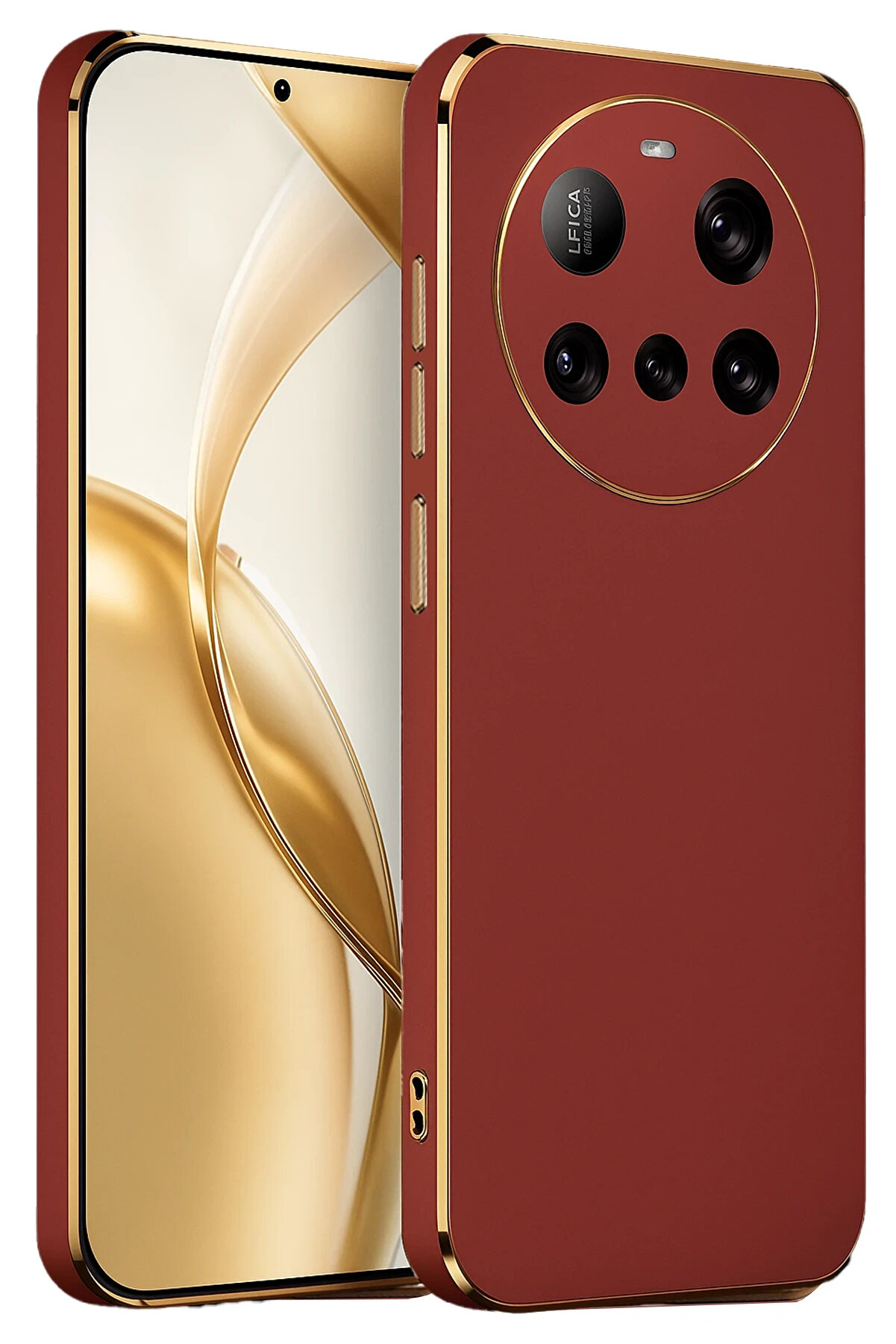 Buti̇k Harmonyaura Xi̇aomi̇ Mi̇ 15 Ultra Kılıf Volet Si̇li̇kon - Kırmızı