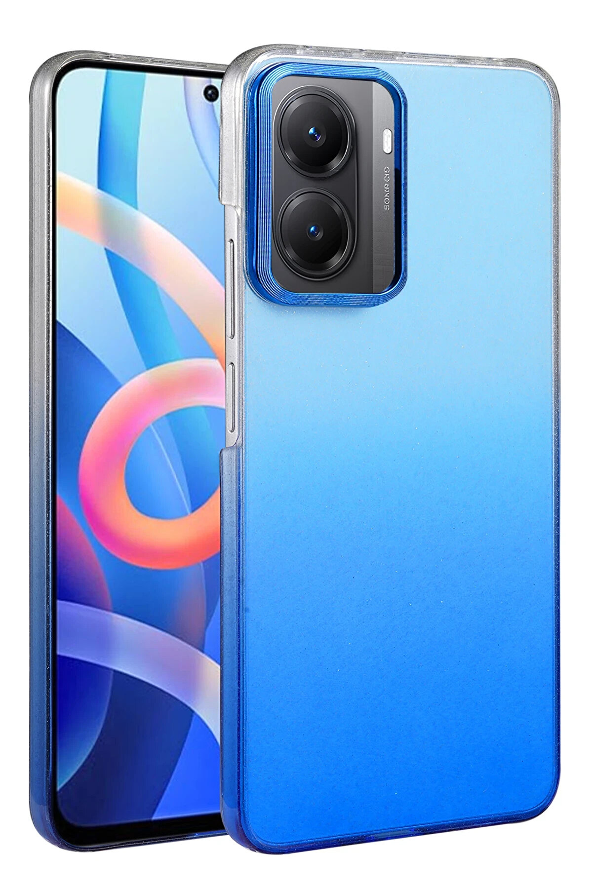 Buti̇k Harmonyaura Xi̇aomi̇ Poco X7 Pro Glossy Kapak - Mavi̇