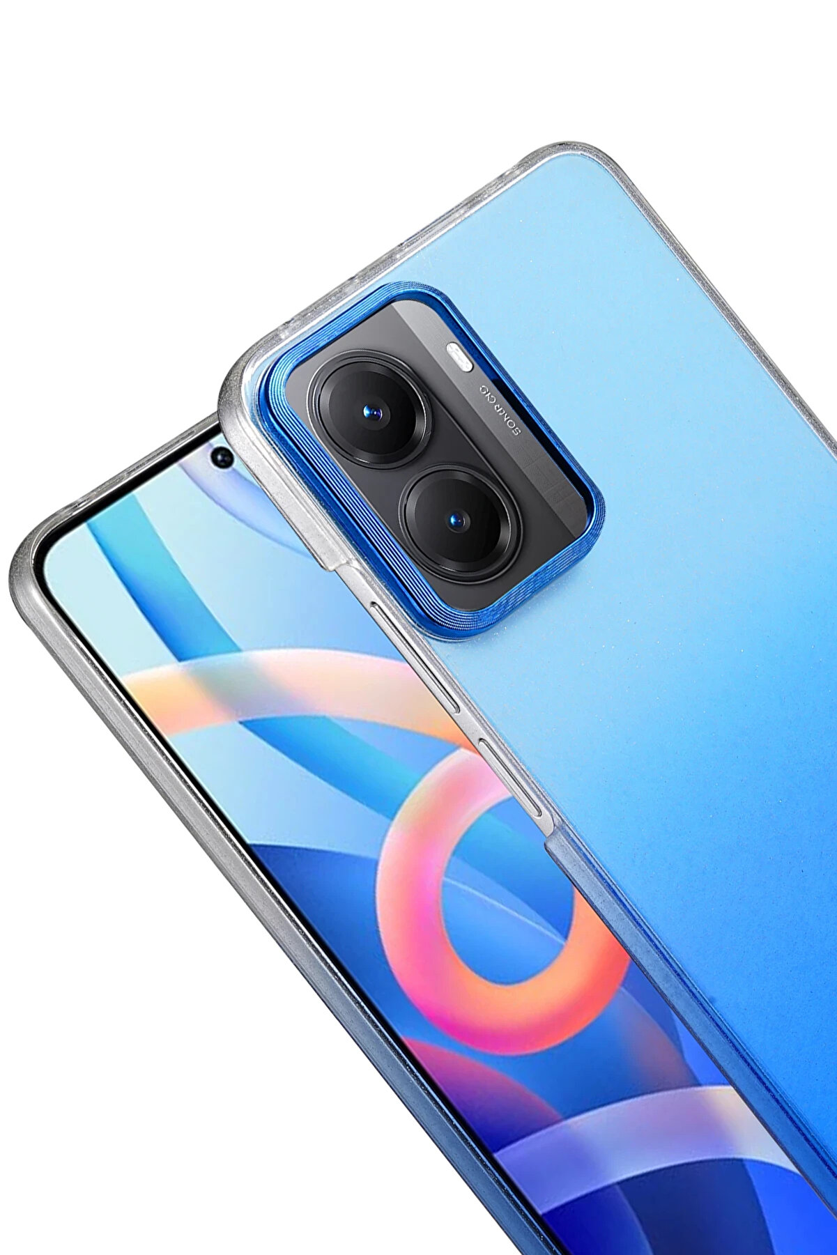 Buti̇k Harmonyaura Xi̇aomi̇ Poco X7 Pro Glossy Kapak - Mavi̇